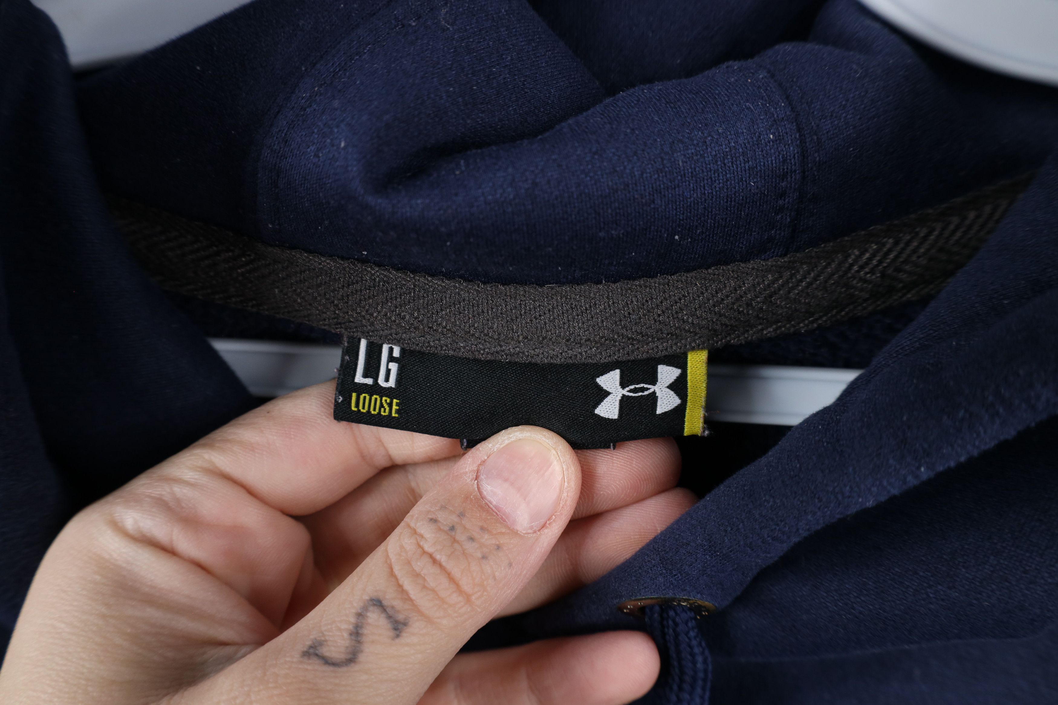 Under Armour × Vintage Under Armour Storm Hockey Toledo Walleye Hockey Hoodie Size US L / EU 52-54 / 3 - 4 Thumbnail