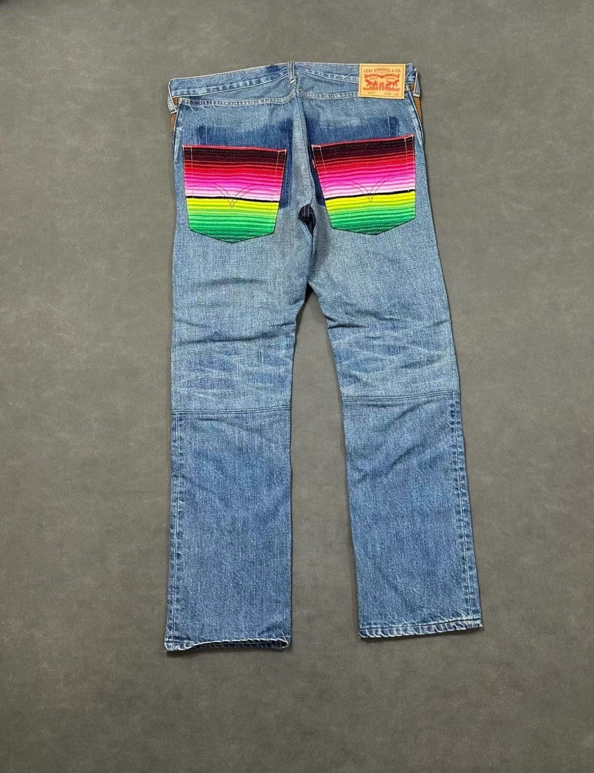 Junya Watanabe × Levi's Junya Watanabe 22AW Runway Levi’s Patchwork Jeans Size US 34 / EU 50 - 2 Thumbnail
