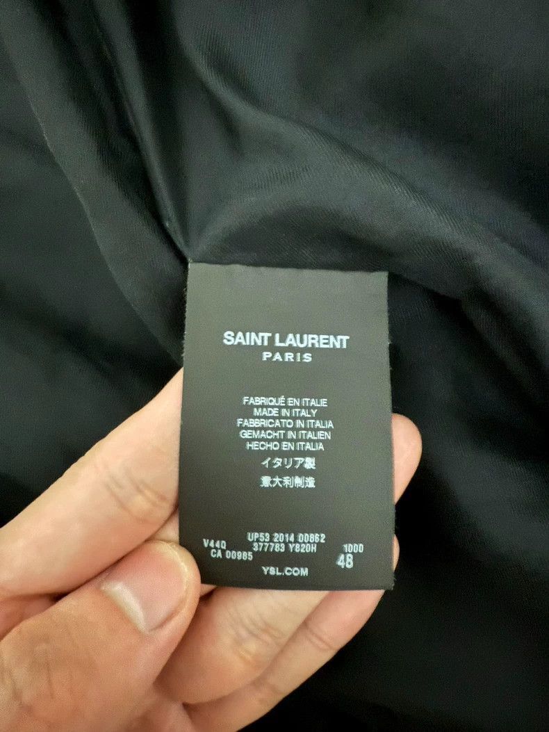 Saint Laurent Paris Saint Laurent Silk Embroidered Court Jacket-2505 Size US L / EU 52-54 / 3 - 4 Thumbnail