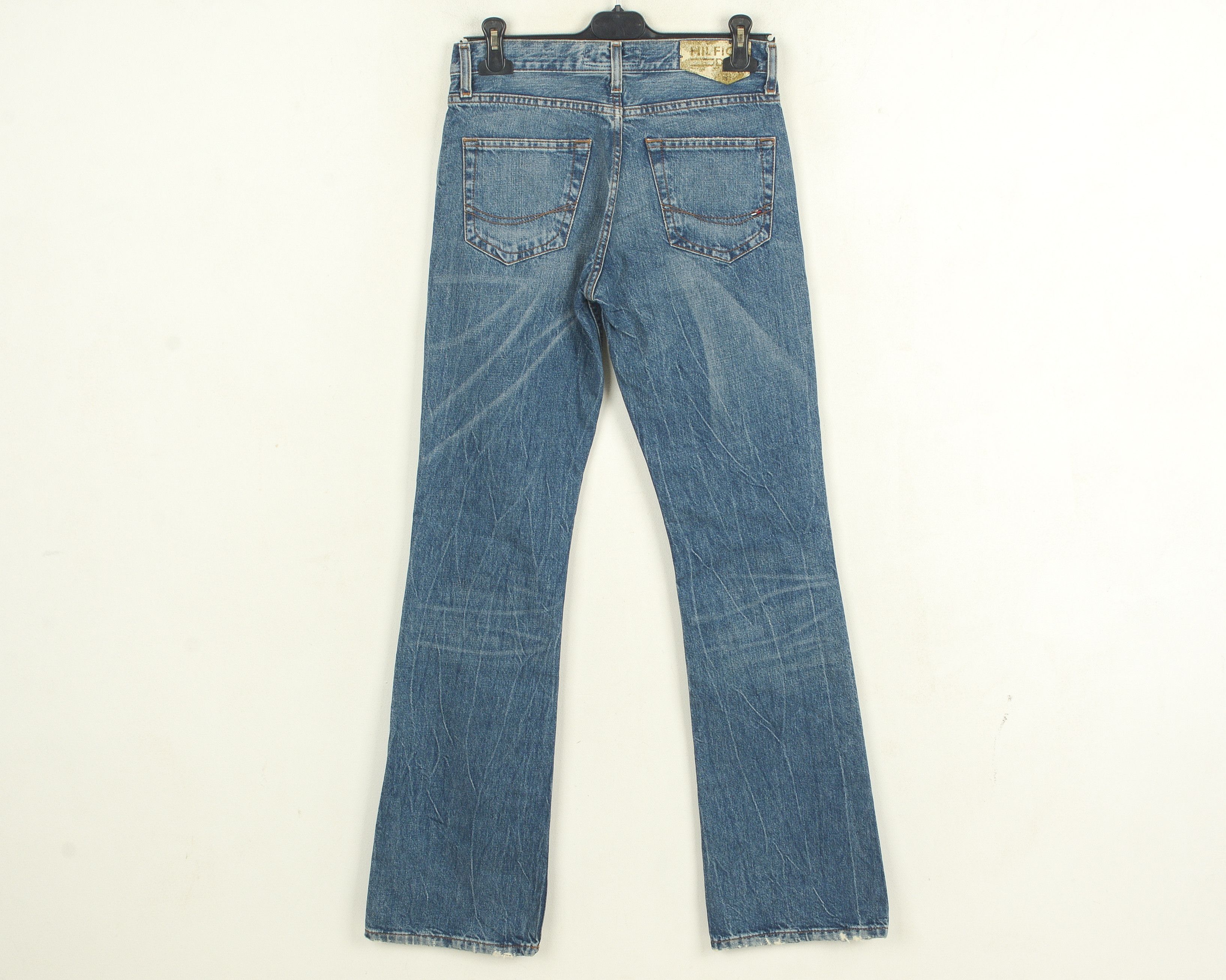 Tommy Hilfiger Neo Flare Women W27 L34 Straight Jeans Pants Denim Trousers Size 27" / US 4 / IT 40 - 3 Thumbnail