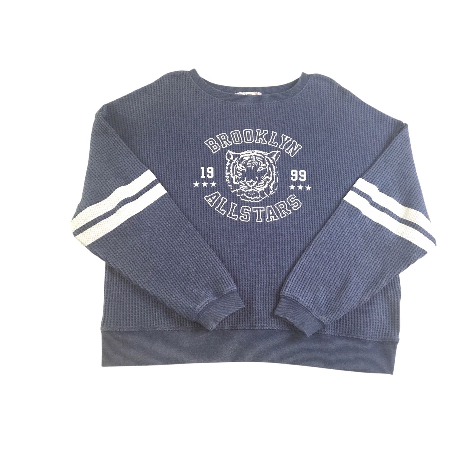 Other Pink Republic Brooklyn 1999 Allstars Thermal Blue Top L NWT Size L / US 10 / IT 46 - 2 Thumbnail