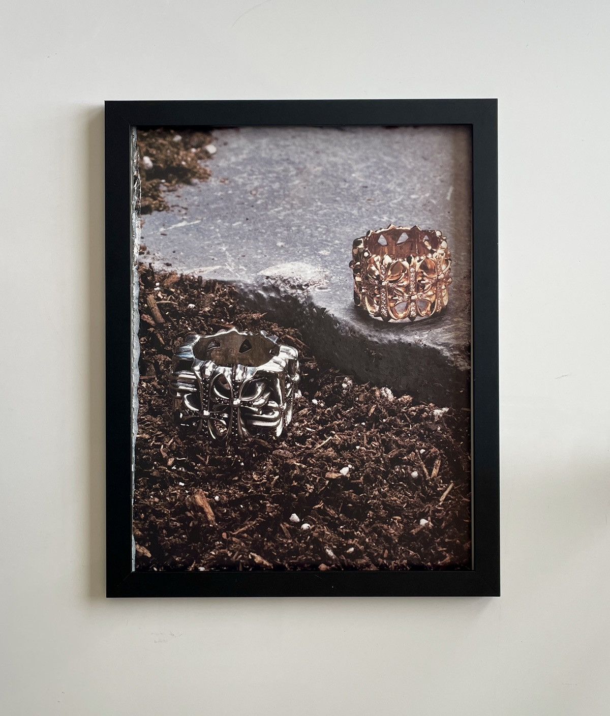 Chrome Hearts Chrome Hearts rings photo Poster framed 9x11 Size ONE SIZE - 1 Thumbnail