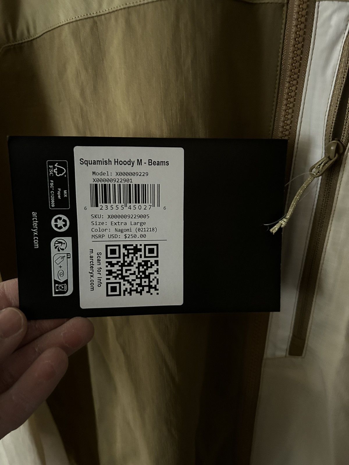 Arc'teryx × Beams Plus Beams Plus x Arc’teryx Squamish Wabi Sabi Nagomi 2024 Size US XL / EU 56 / 4 - 4 Thumbnail
