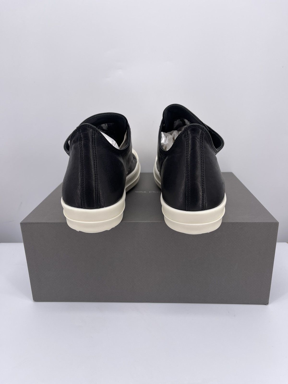 Rick Owens Rick Owens leather low top sneakers Size US 8 / EU 41 - 4 Thumbnail
