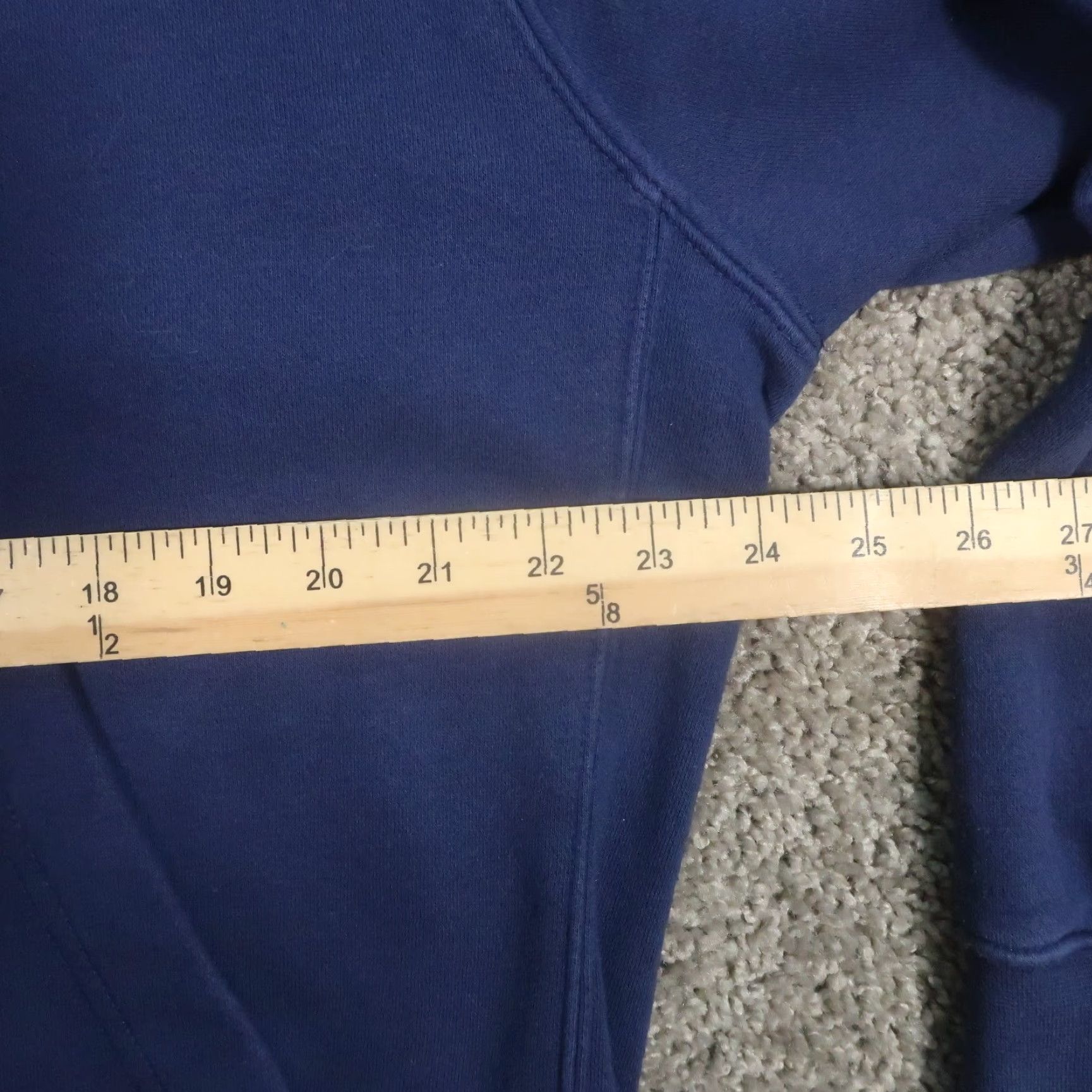 Nike Nike Hoodie Mens L Embroidered Swoosh Logo Warm Fleece Pullover Blue EUC Adult Regular Logo Size US L / EU 52-54 / 3 - 5 Thumbnail