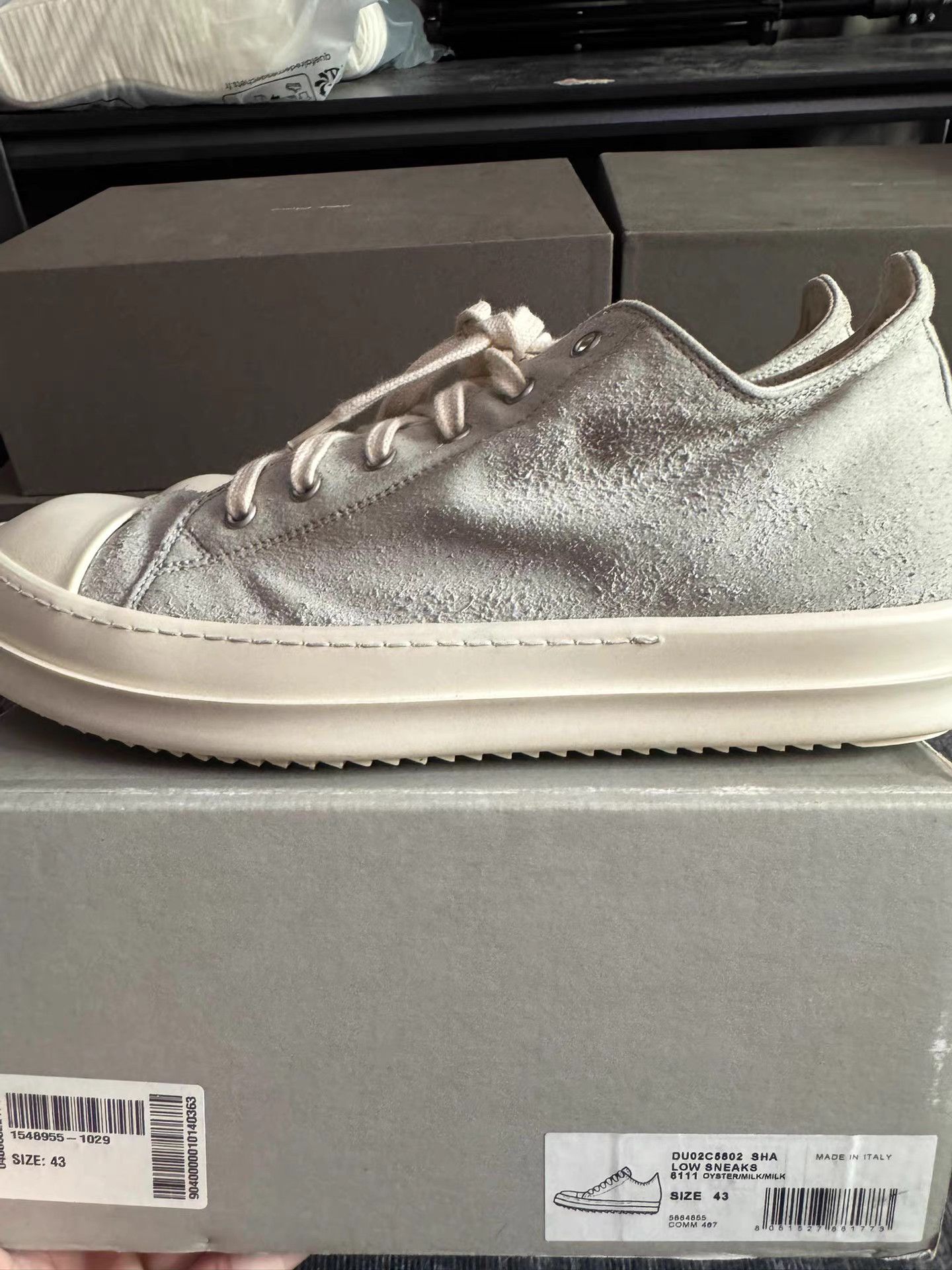 Rick Owens Rick Owens DRKSHDW Low-Top Turbo Cyclops Size US 10 / EU 43 - 6 Thumbnail