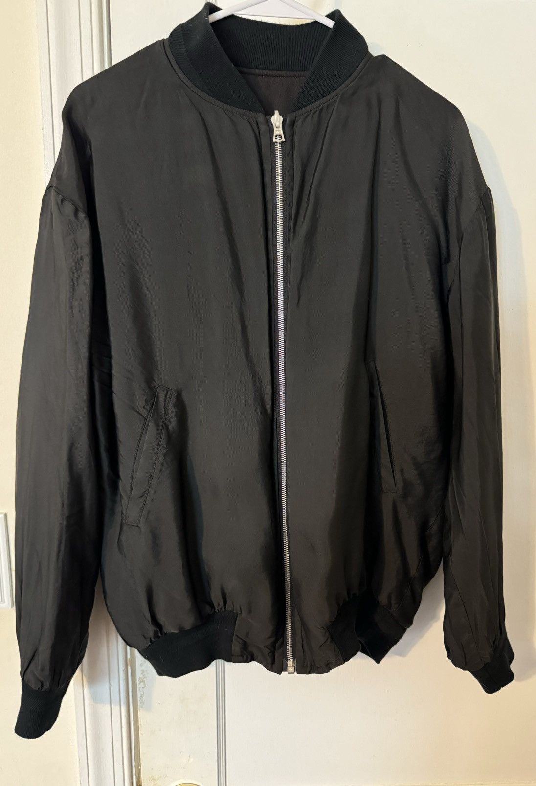 John Elliott John Elliott Reversible Jellyfish Silk Bomber Black Size 1 Size US S / EU 44-46 / 1 - 5 Thumbnail