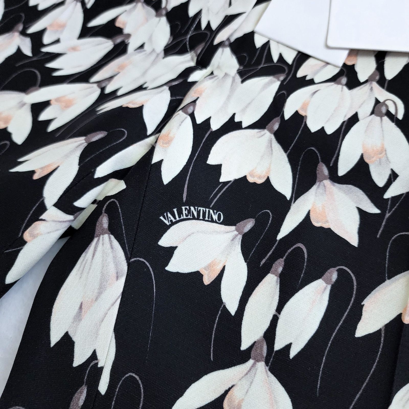 Valentino Valentino Snowdrop Crepe Couture Floral Trousers MSRP $2200 Size 26" / US 2 / IT 38 - 2 Thumbnail