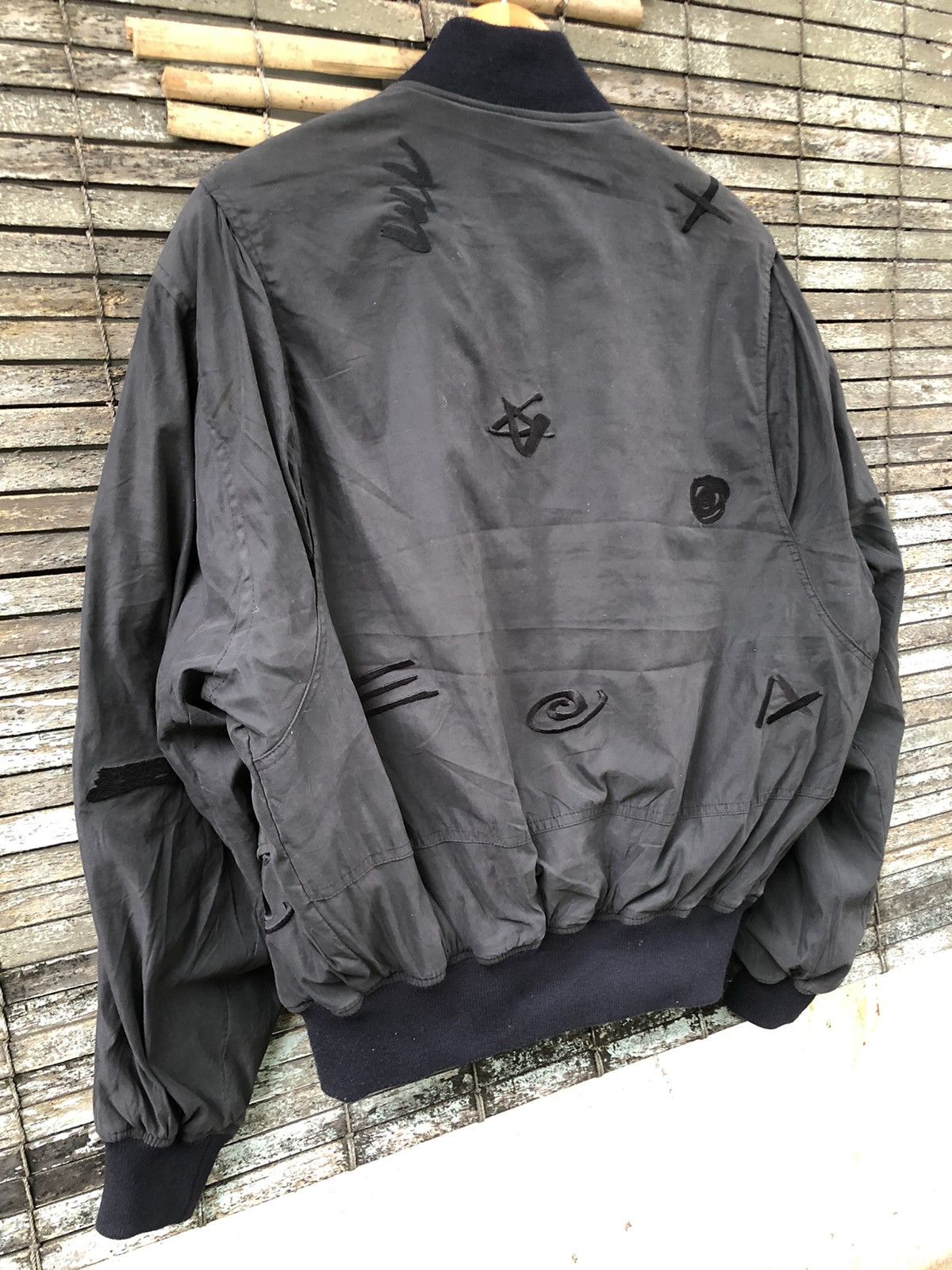 Japanese Brand 💥RARE Vintage HAI Sporting Gear Issey Miyake Bomber Jacket Size US XL / EU 56 / 4 - 14 Thumbnail