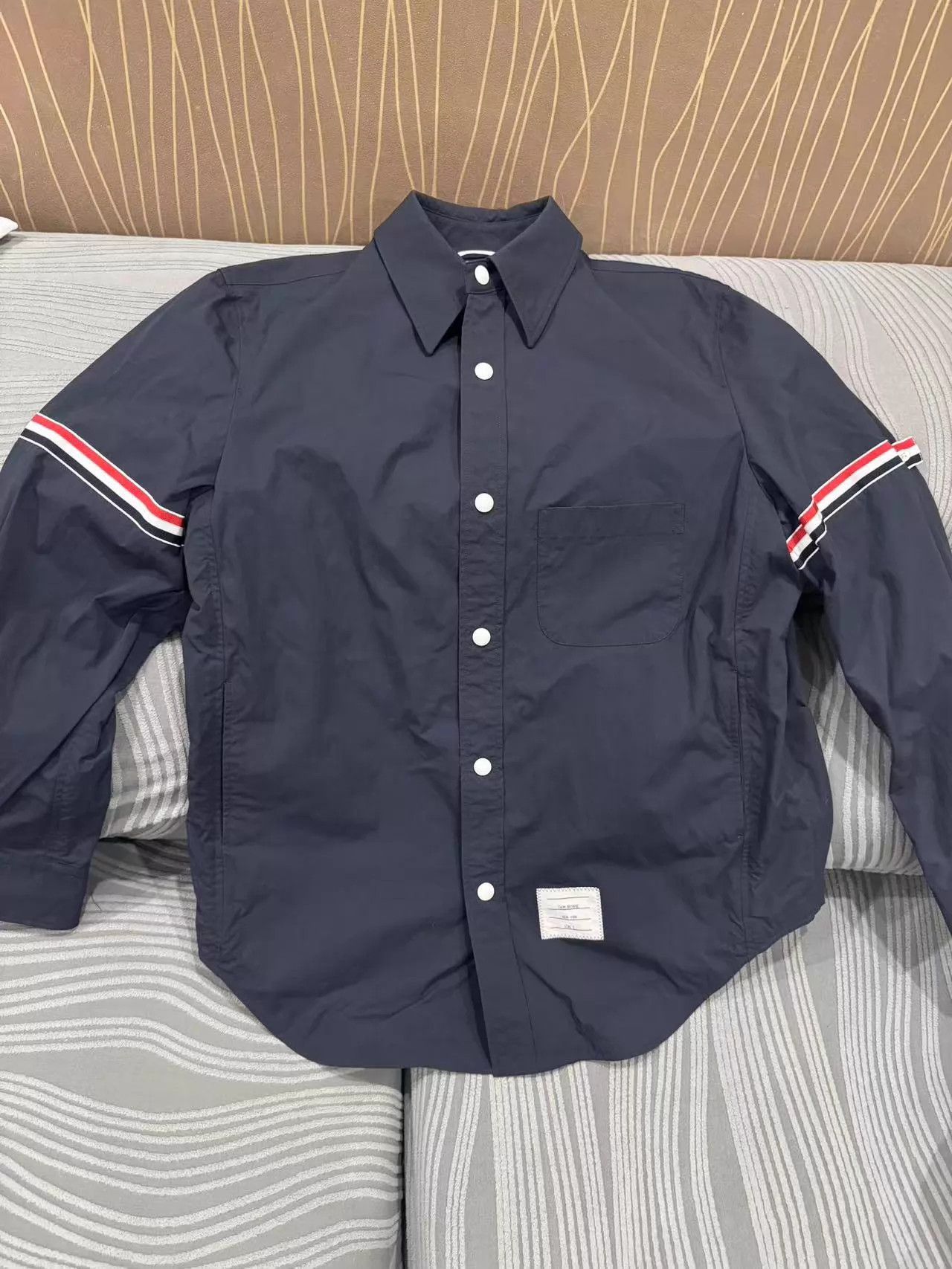 Thom Browne Thom Browne Nylon Shirt Size 2 99 New Size US M / EU 48-50 / 2 - 1 Thumbnail