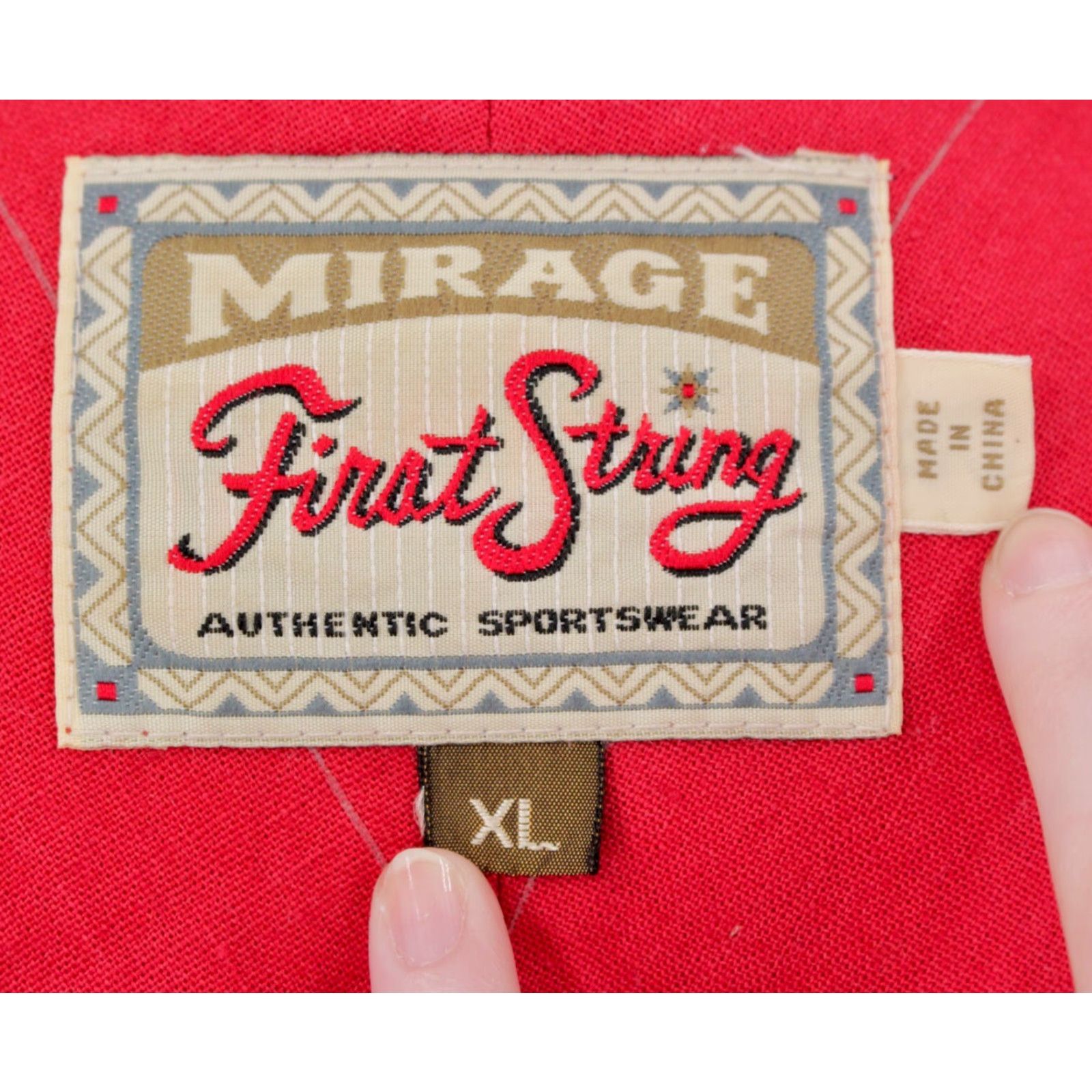 Vintage St Louis 1934 Cardinals Mirage First String Baseball Jersey Shirt XL Cooperstown Size US XL / EU 56 / 4 - 4 Thumbnail