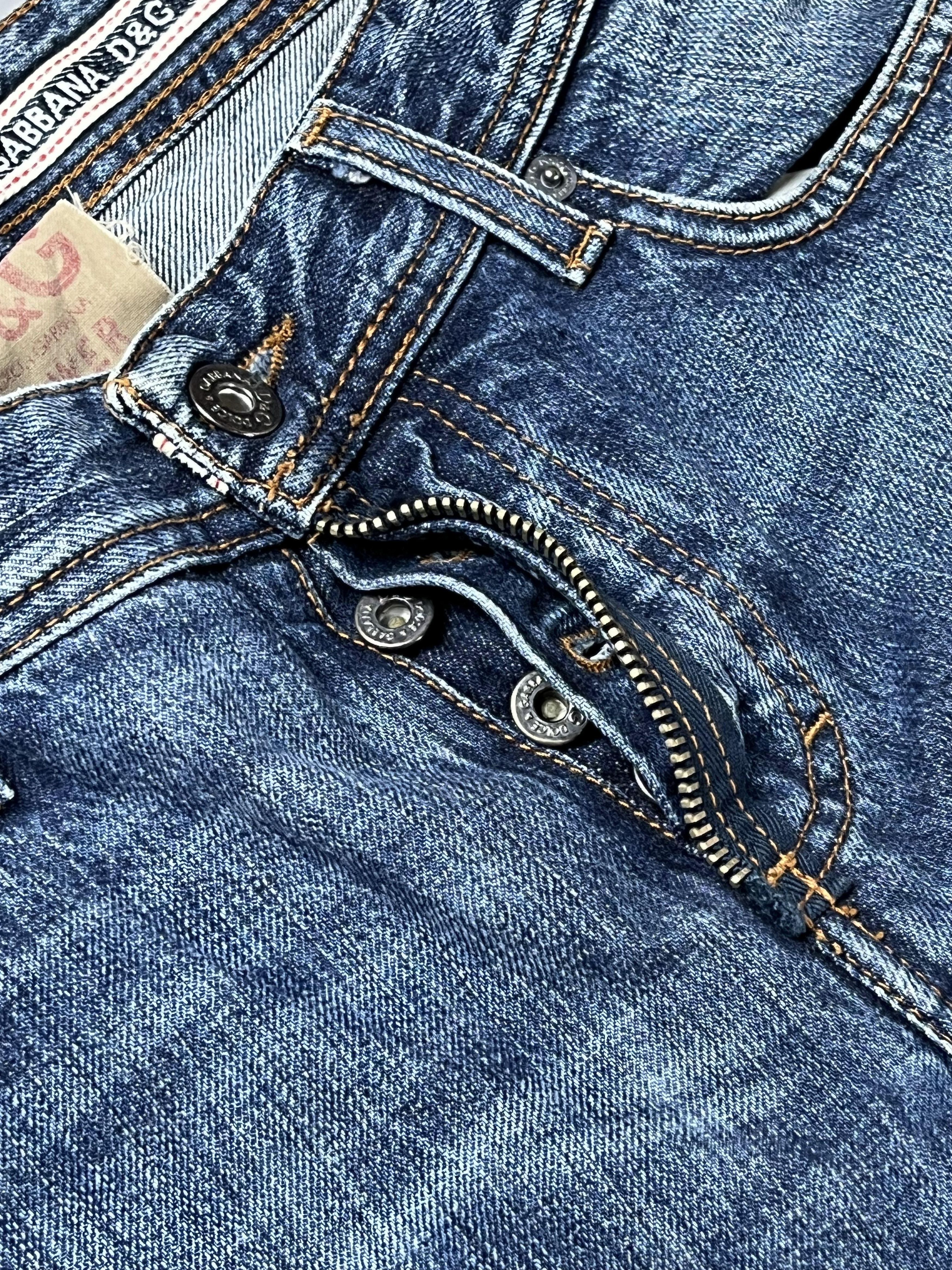 Dolce & Gabbana × Vintage Vintage Dolce & Gabbana Faded Jean Size US 33 - 6 Thumbnail