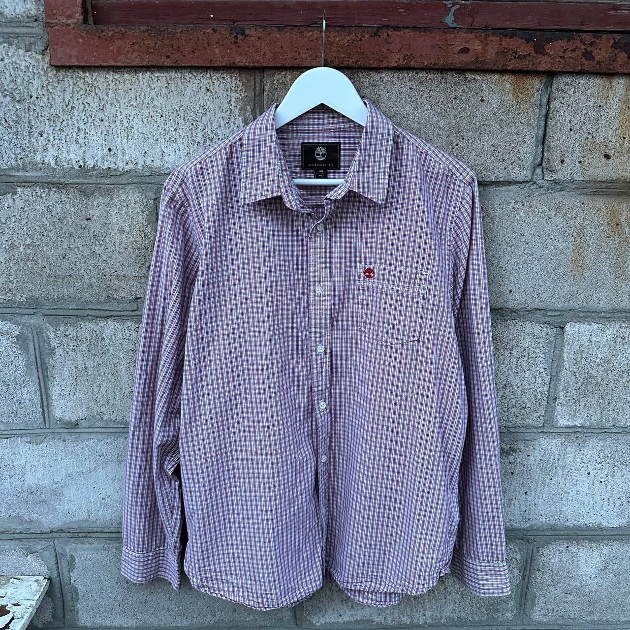 Timberland VTG Timberland Checkered Shirt Button Up Size L Western 00s Size US L / EU 52-54 / 3 - 1 Thumbnail