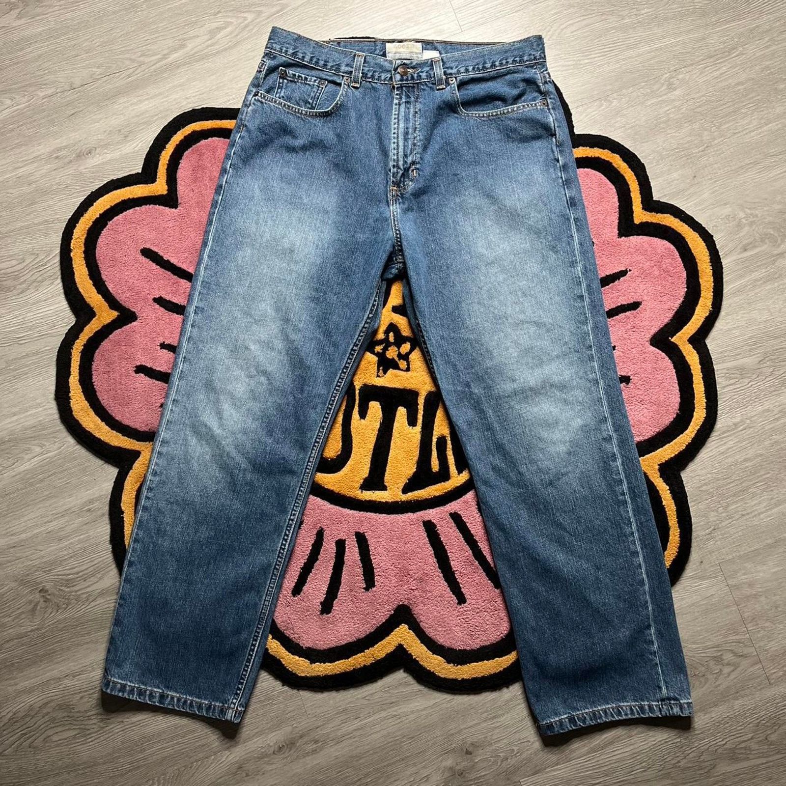 Old Navy × Vintage Vintage Y2K Old Navy Loose Straight Denim Jeans Size 34x30 Size US 34 / EU 50 - 1 Thumbnail