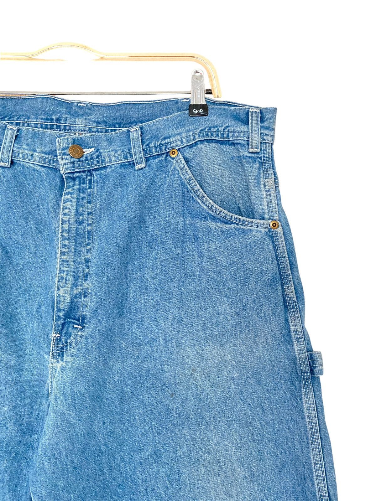 Japanese Brand × Vintage Vintage Brand Key Carpenter Baggy Jeans 2000s Size US 37 - 4 Thumbnail