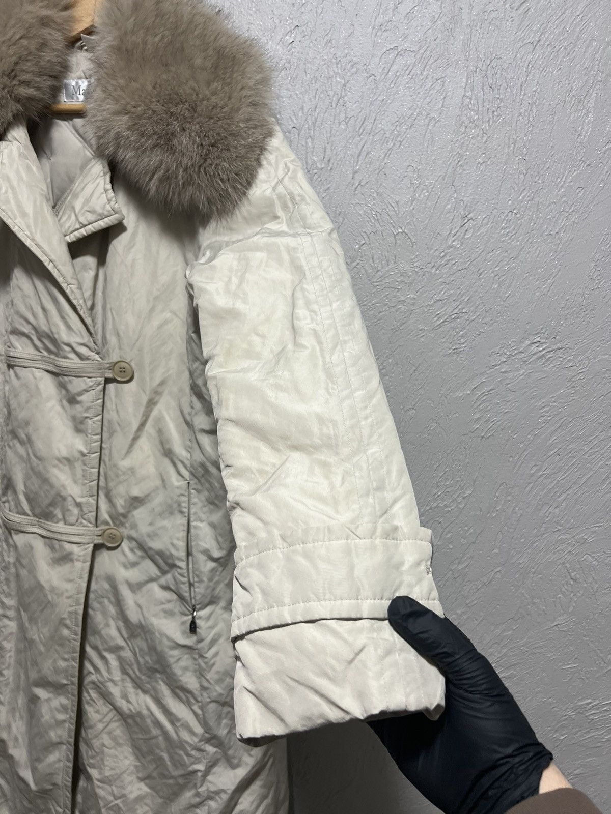 Max Mara Max Mara Vintage Coat 42/500 Very Rare Fox Fur Goose Down Size M / US 6-8 / IT 42-44 - 9 Thumbnail