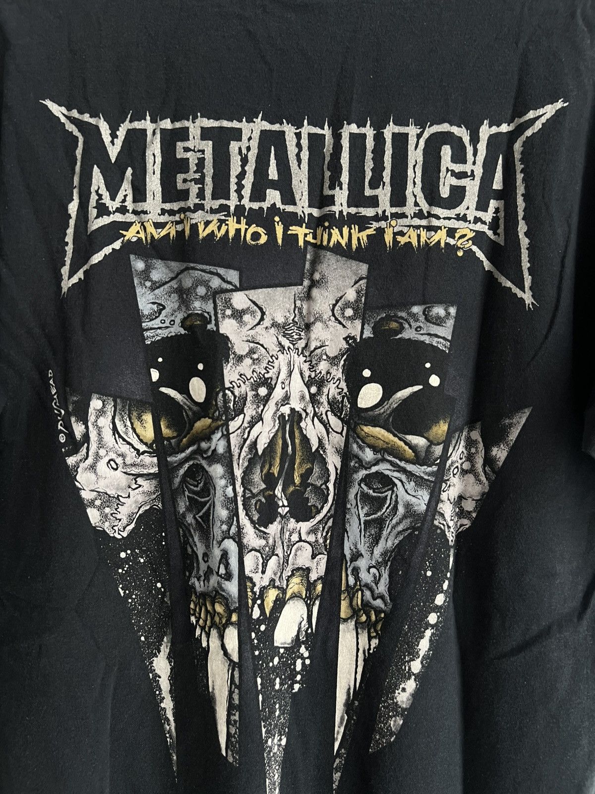 Metallica Vintage Metallica PUSHEAD 80s Artwork Black Large Tees Shirt Size US M / EU 48-50 / 2 - 4 Thumbnail