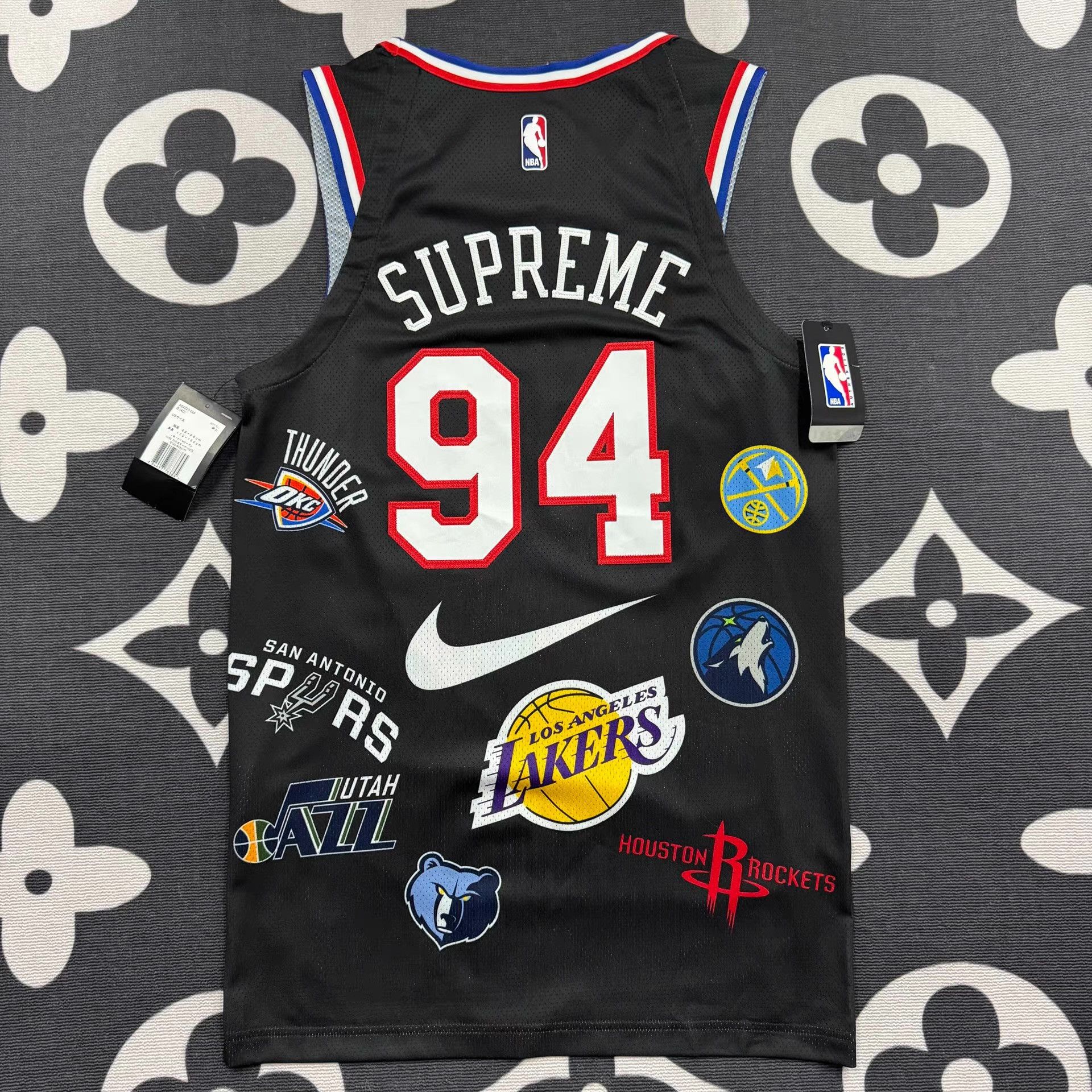 Supreme Supreme x Nike Black Jersey Q10 Size US S / EU 44-46 / 1 - 2 Thumbnail