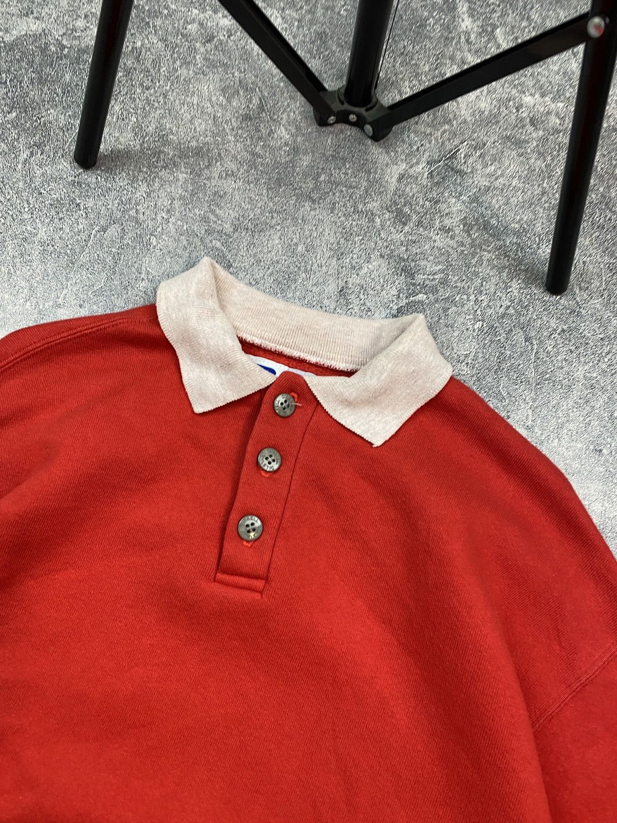 Russell Athletic × Vintage Russell Athletic Red Sweater Weight Rugby Polo Size M Size US M / EU 48-50 / 2 - 5 Thumbnail