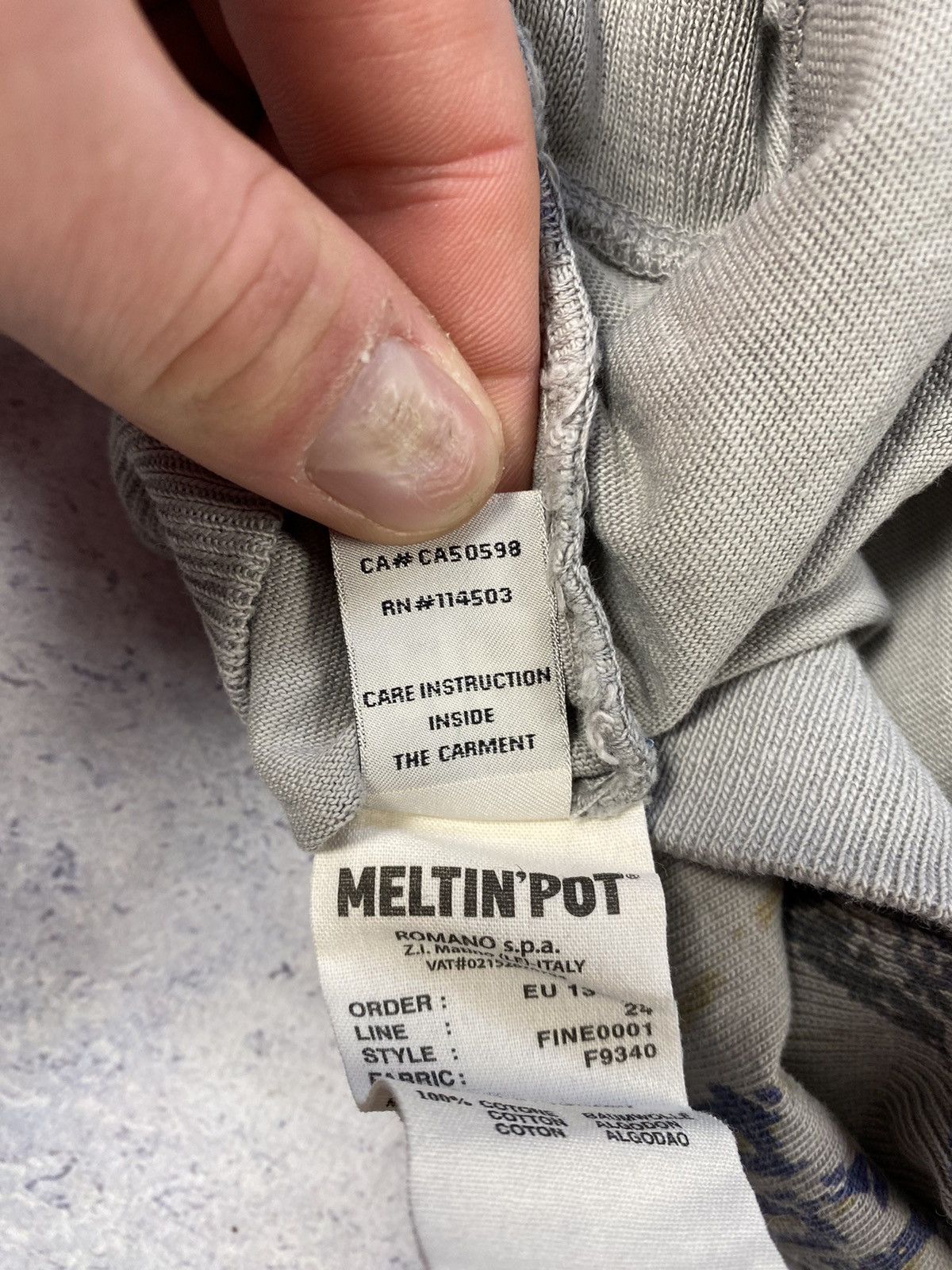 Other Meltin’pot Inc Grey Sweatshirt with Big Logo Size Small Size US S / EU 44-46 / 1 - 11 Thumbnail