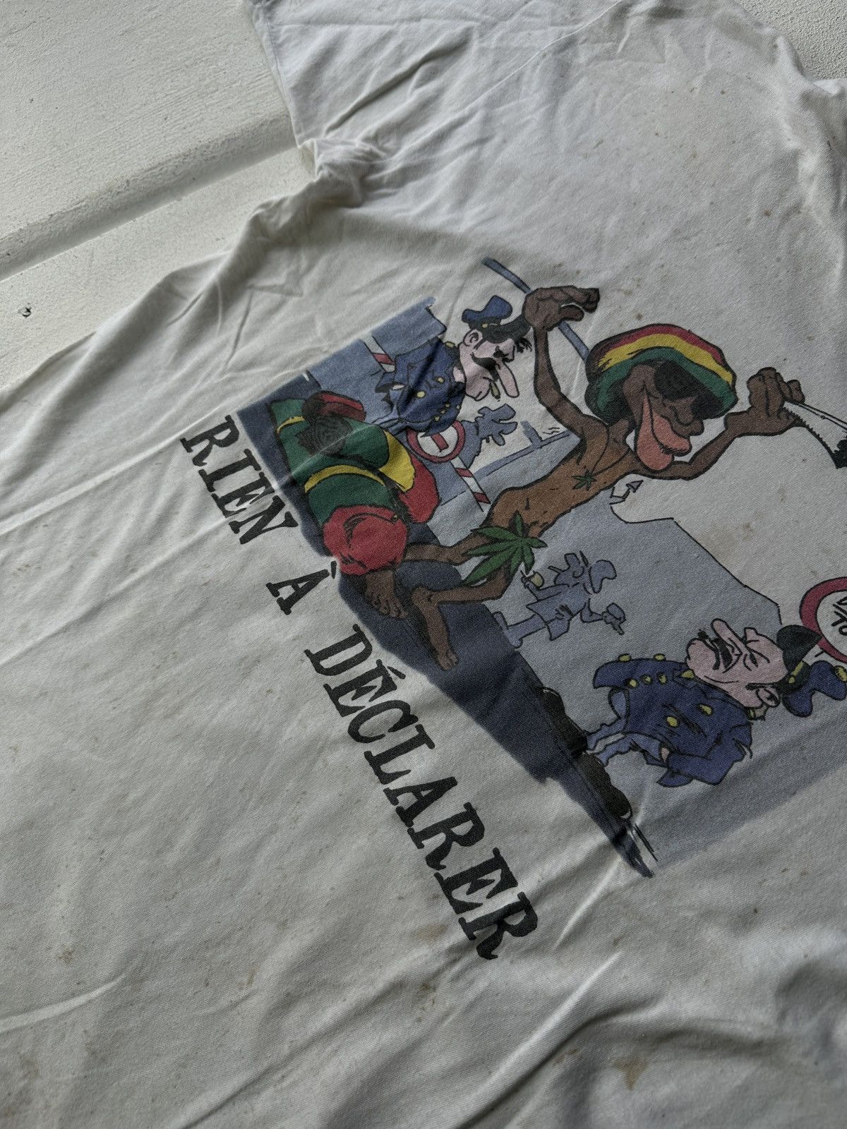 Vintage RASTA🚨 VNTG REIN A DECLARER GANJA RASTAMAN Marijuana Size US L / EU 52-54 / 3 - 7 Thumbnail