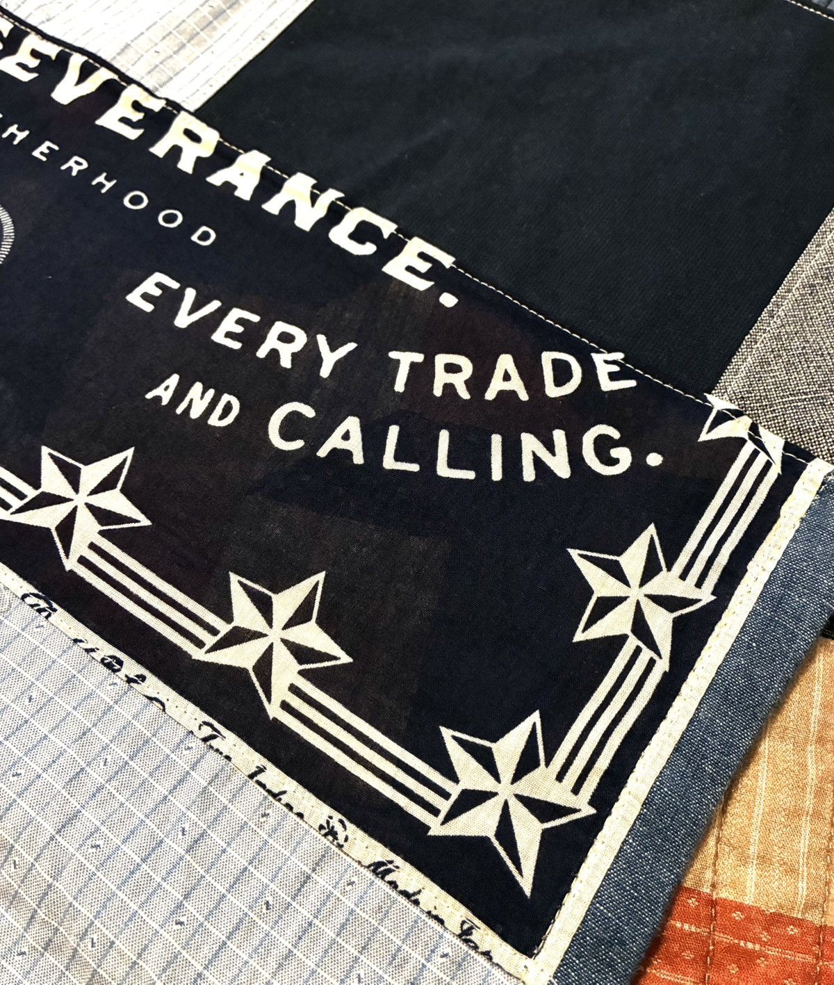 RRL Ralph Lauren CUSTOM RRL/ RL PATCHWORK SCARF (100% UPCYCLED RRL FABRICS) Size ONE SIZE - 9 Thumbnail