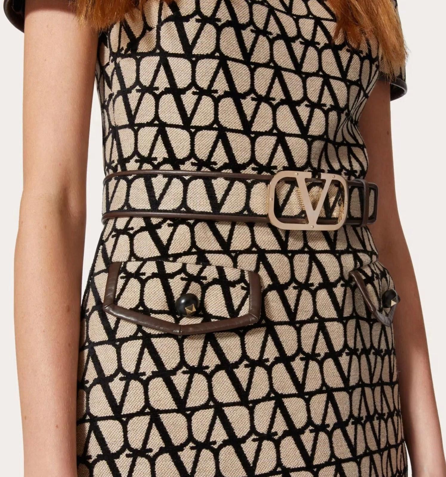 Valentino Valentino Toile Iconographe Belt Size 85 Size ONE SIZE - 5 Thumbnail