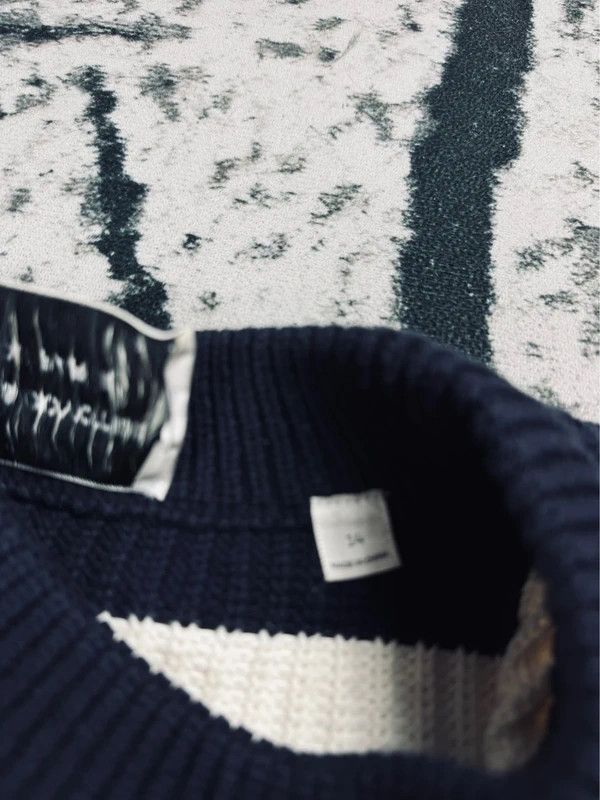 Other Les Coyotes Paris 14 sweater white navy blue Size XL / US 12-14 / IT 48-50 - 4 Thumbnail