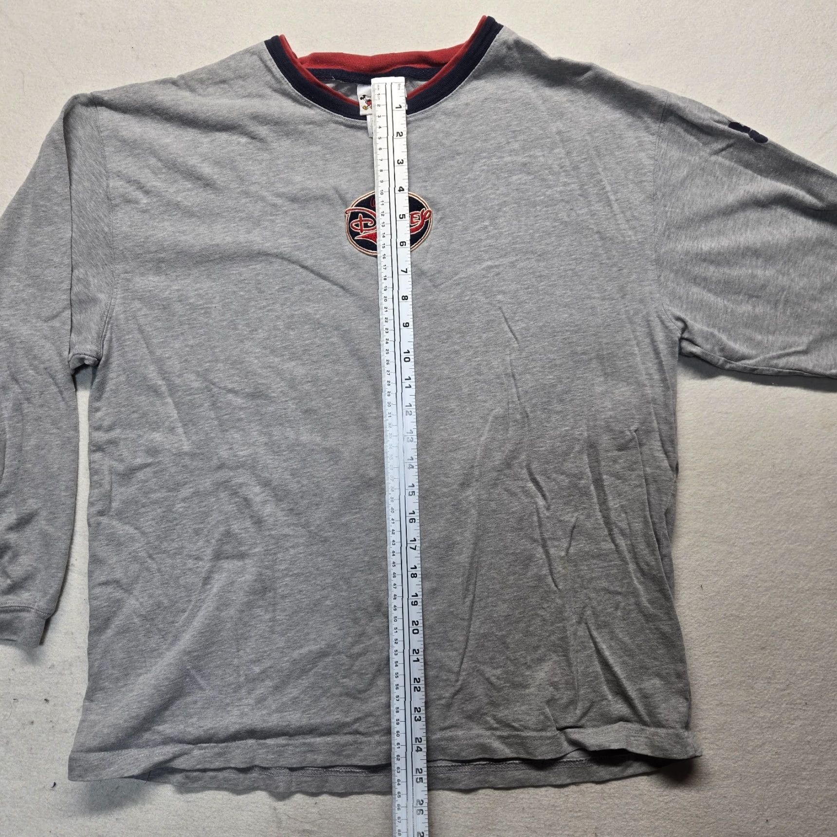 Disney VINTAGE Disney Walt Disney World Mickey Mouse T-Shirt Adult Large Gray Retro 90s Logo Size US L / EU 52-54 / 3 - 6 Thumbnail