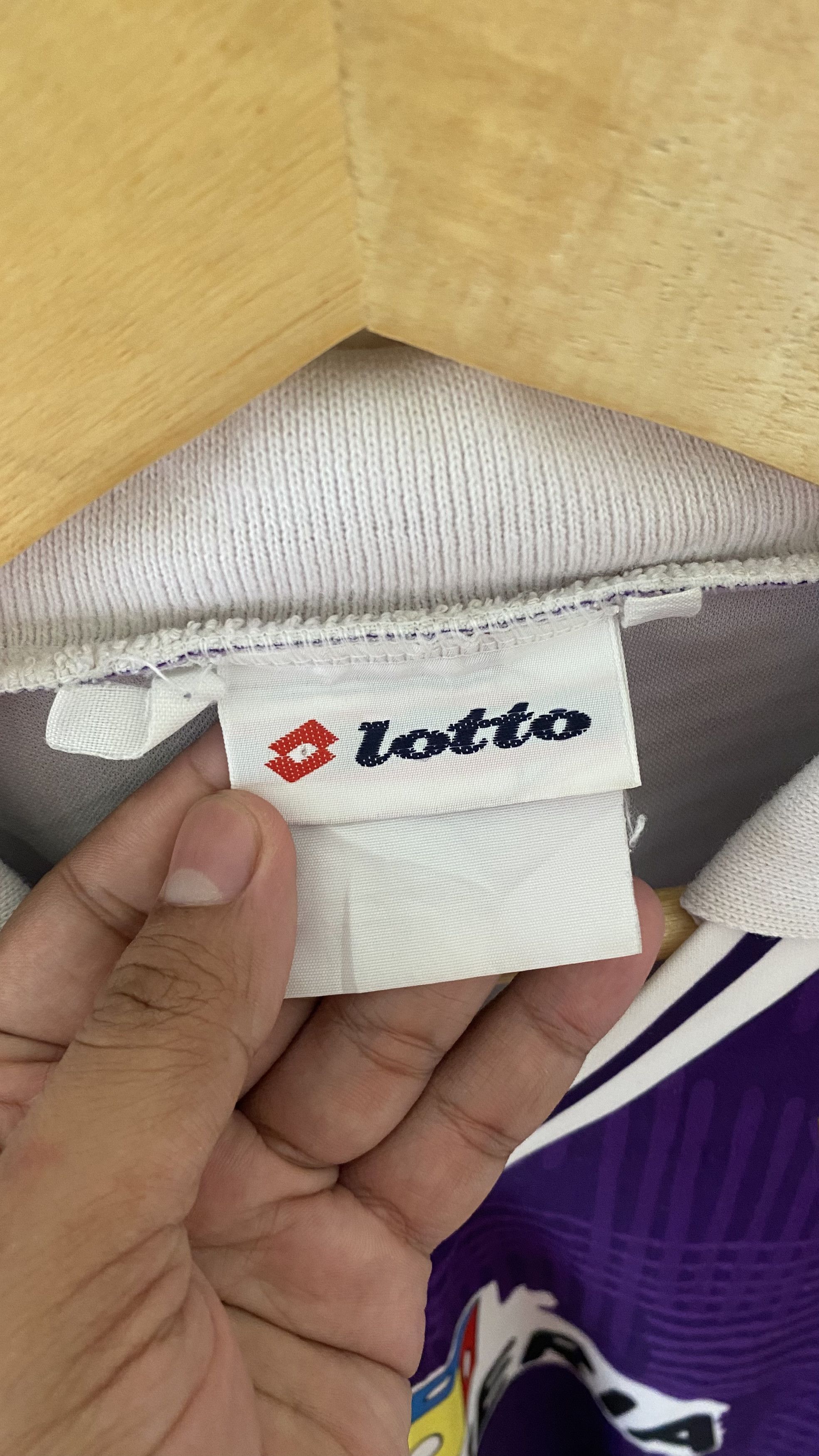 Lotto Sport Fiorentina Home 1991/1992 Original Size US L / EU 52-54 / 3 - 5 Thumbnail