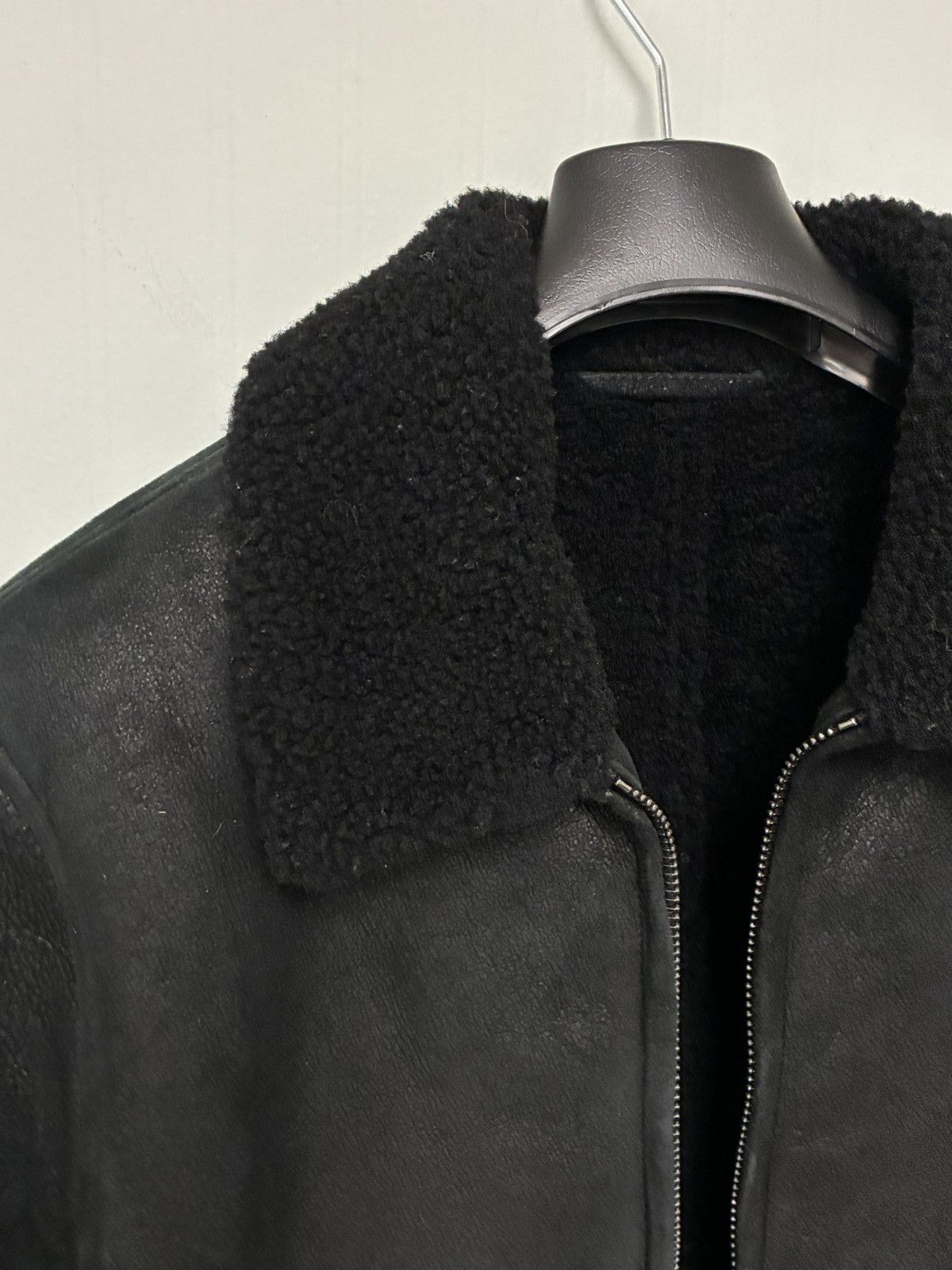 Todd Snyder Italian Shearling Leather Aviator Bomber Jacket Large Size US L / EU 52-54 / 3 - 13 Thumbnail