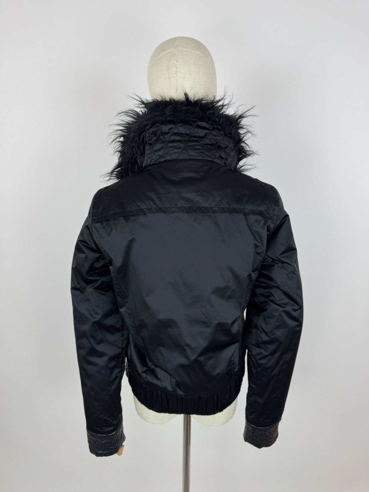 Miss Sixty Miss Sixty Fur Trim Jacket Avant Garde style black Bomber Size S / US 4 / IT 40 - 6 Thumbnail