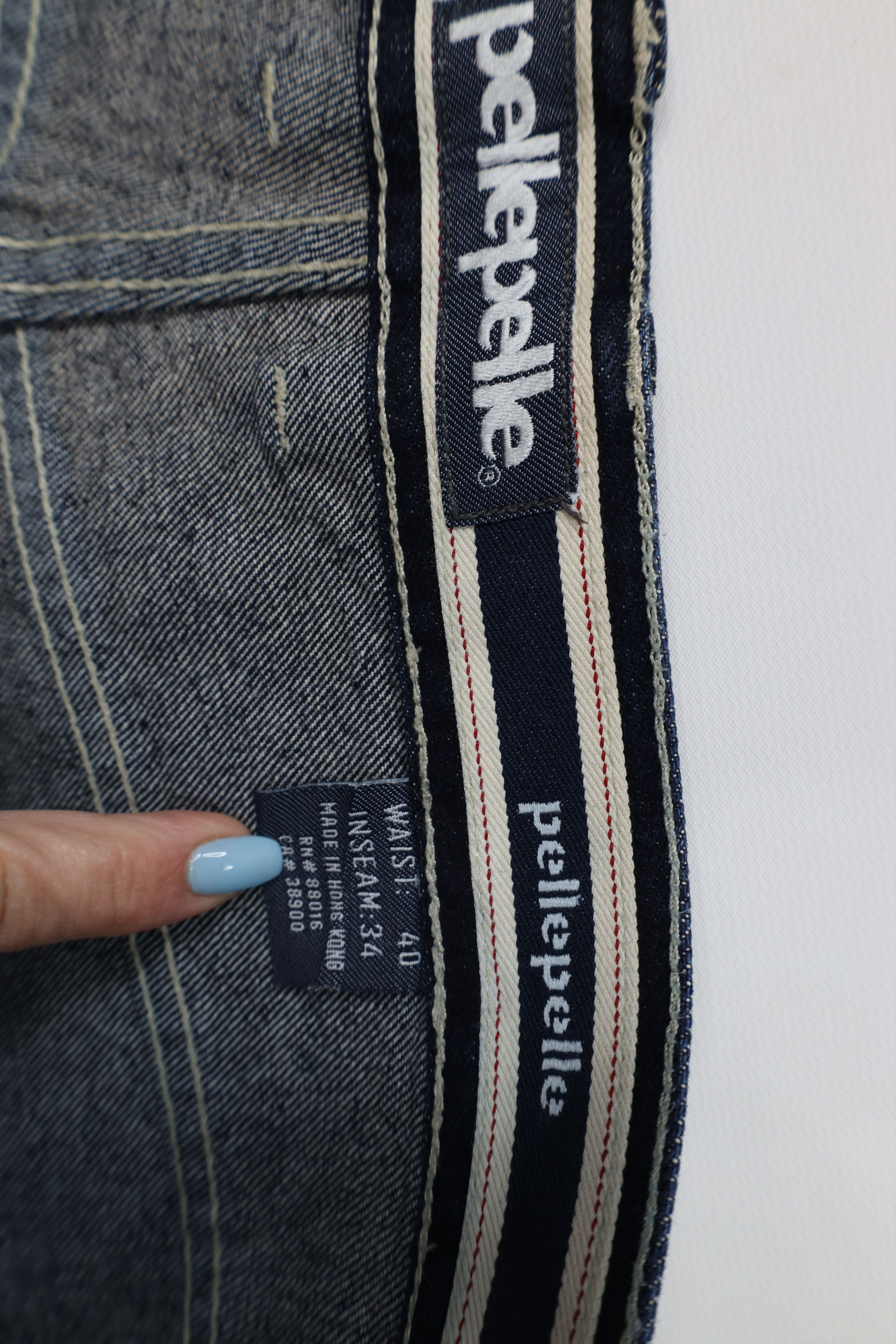 Pelle Pelle Vintage 90s Y2K Pelle Pelle Wide Leg Denim Jeans Size US 40 / EU 56 - 9 Thumbnail