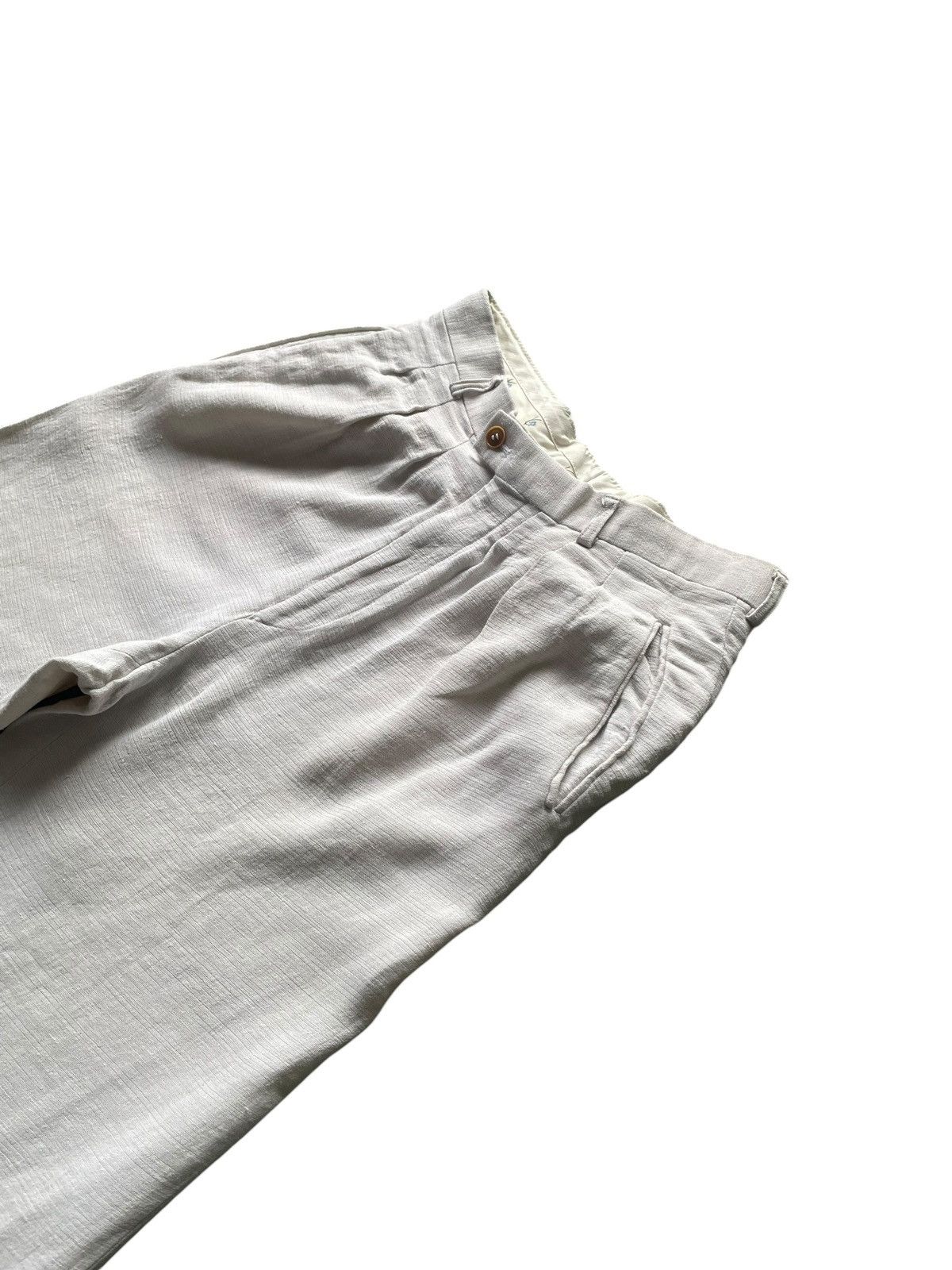Designer × Kenzo × Vintage Vintage Kenzo Beige Pleated Pant Size US 30 / EU 46 - 2 Thumbnail