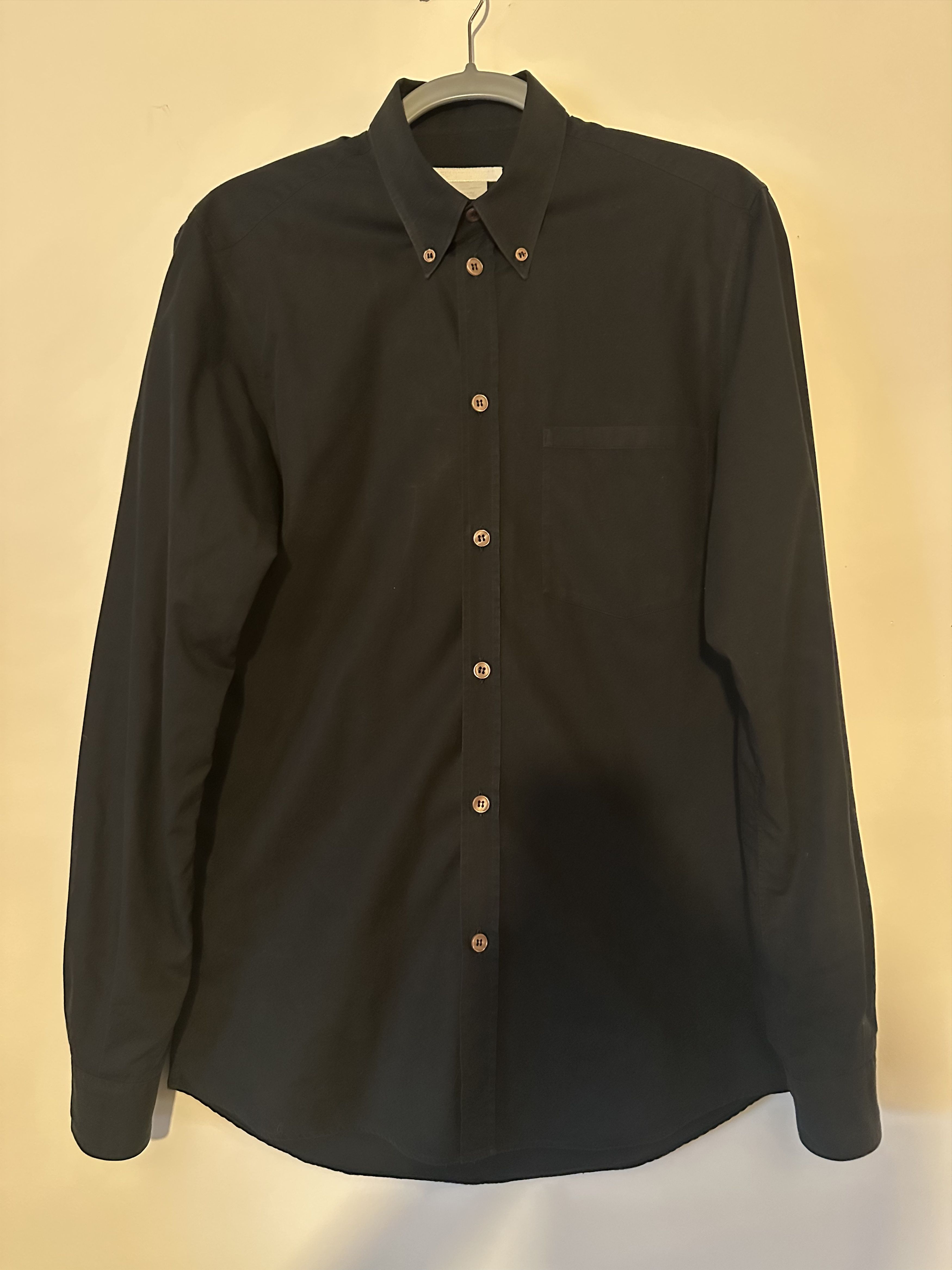 Helmut Lang Vintage Black Button Up Shirt