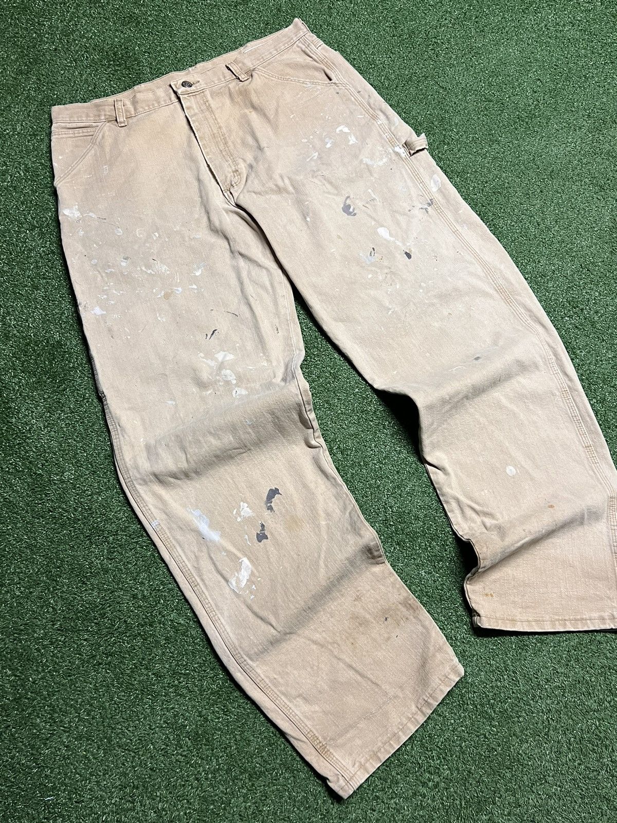 Streetwear  Vintage  Wrangler Vintage 90s Wrangler Paint Distressed ...