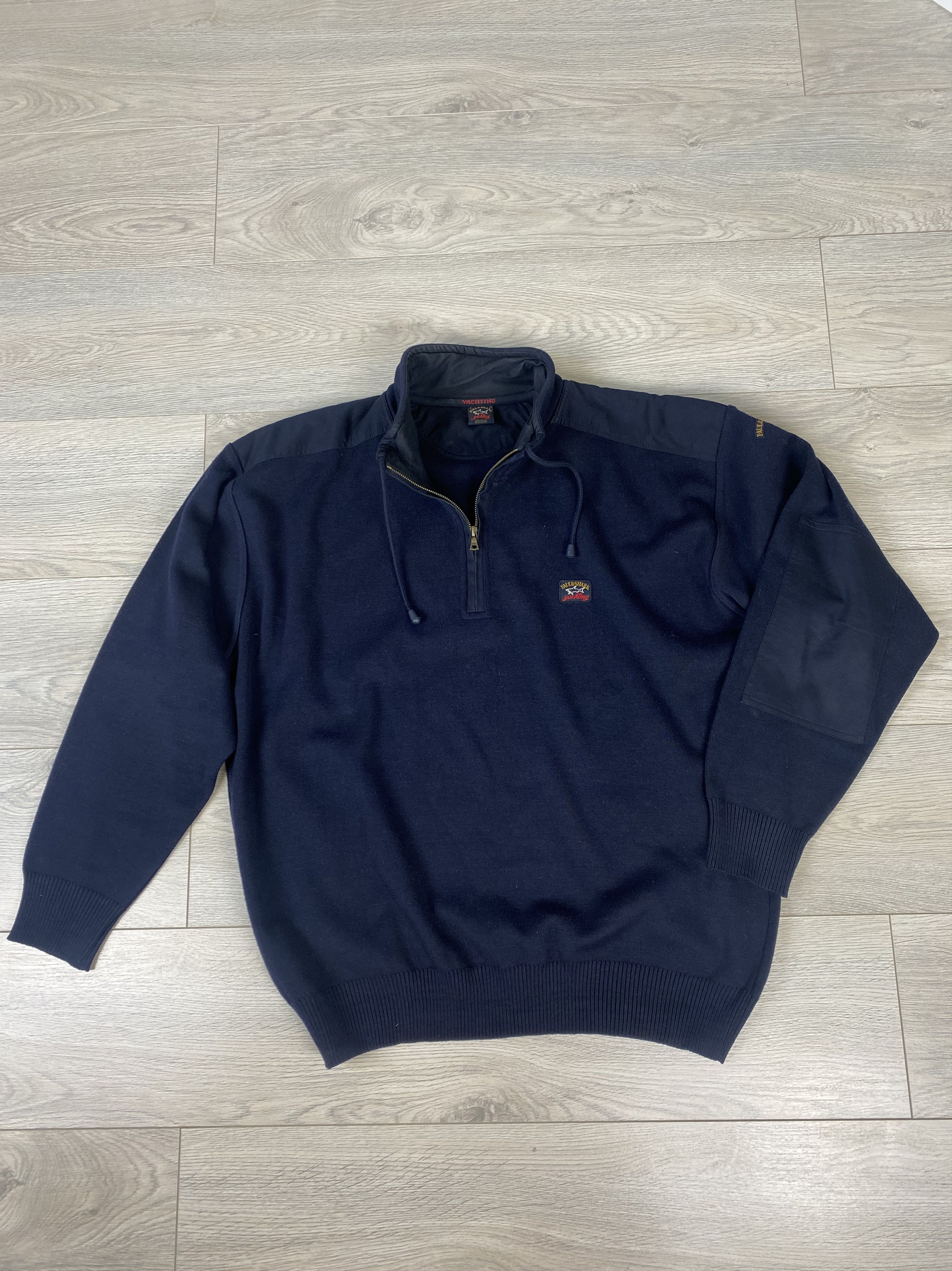 Paul & Shark Paul & Shark Yacting 1/4 Zip Sweater Size US XL / EU 56 / 4 - 1 Thumbnail