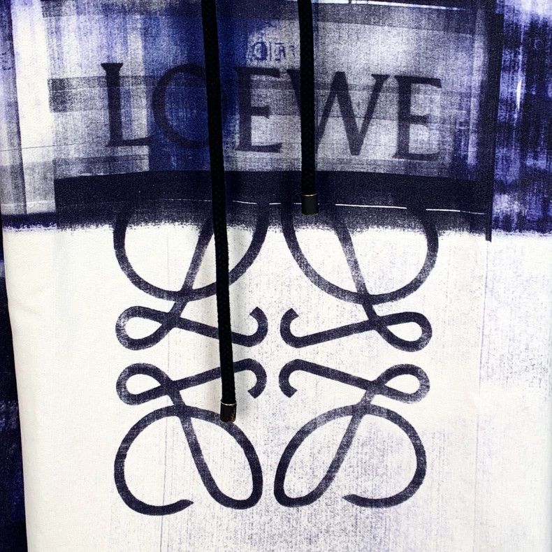 Loewe Loewe Patchwork logo letter print cotton hooded terry slee Size S / US 4 / IT 40 - 4 Thumbnail