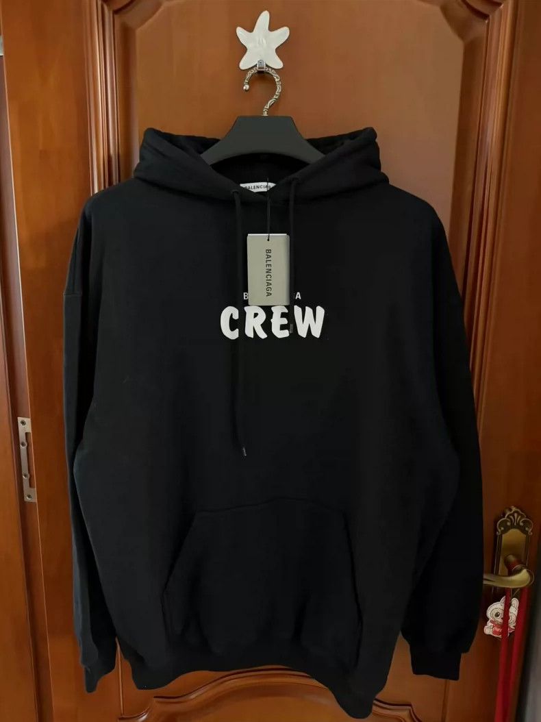 Balenciaga Balenciaga Crew Sweater Black Size US XS / EU 42 / 0 - 1 Thumbnail