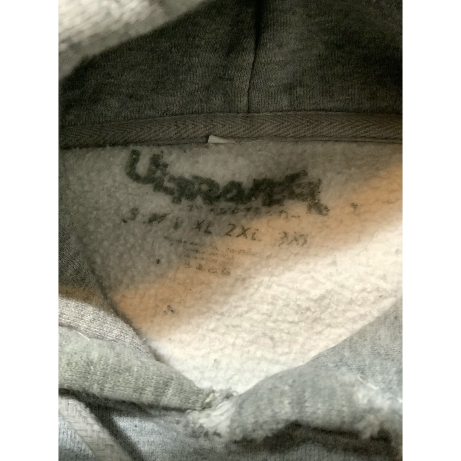 Vintage Ultrafeel Mecha Anime Manga Robot Graphic Grey Pullover Sweatshirt Hoodie Sz. M Size US M / EU 48-50 / 2 - 5 Thumbnail