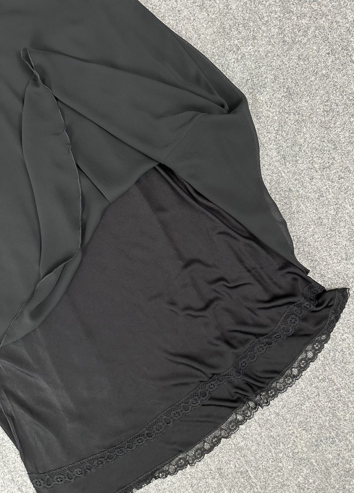 Diesel Diesel - Bondage Belted Two Layer Polyester Midi Skirt Size 34" / US 12 / IT 48 - 14 Thumbnail
