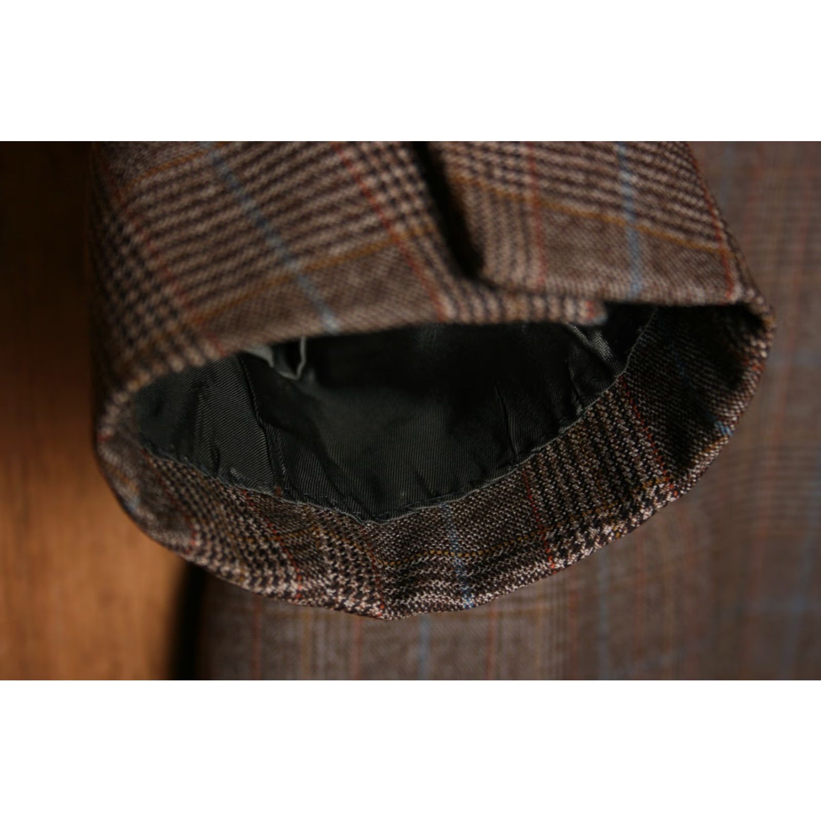 Hart Schaffner Marx VINTAGE Hart Schaffner Marx Brown Prince of Wales Plaid Sport Coat 41L Men Size US XS / EU 42 / 0 - 5 Thumbnail