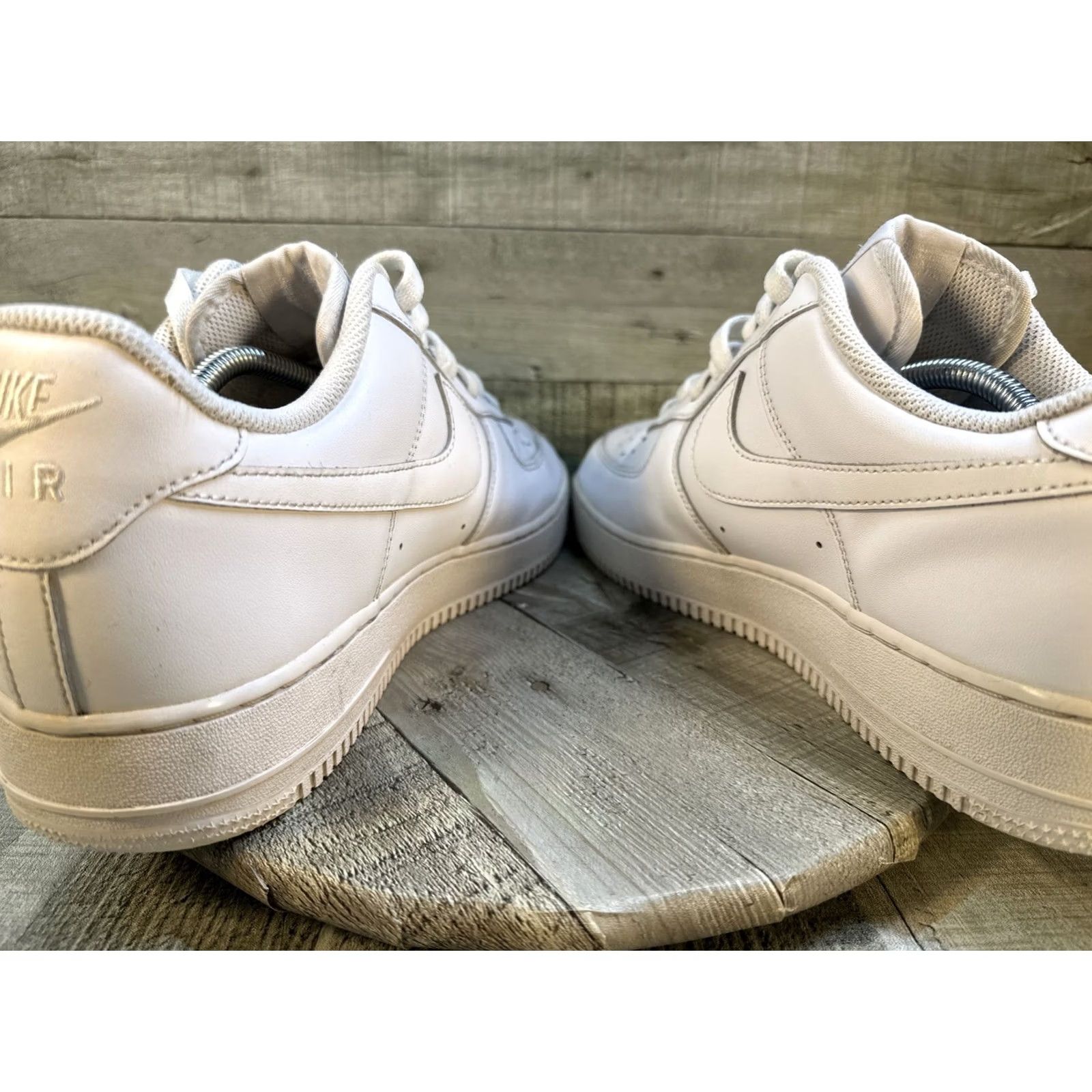Nike Nike Air Force 1 '07 Low Triple White Shoe Mens 11.5 White Sneaker CW2288-111 Size US 12 / EU 45 - 7 Thumbnail