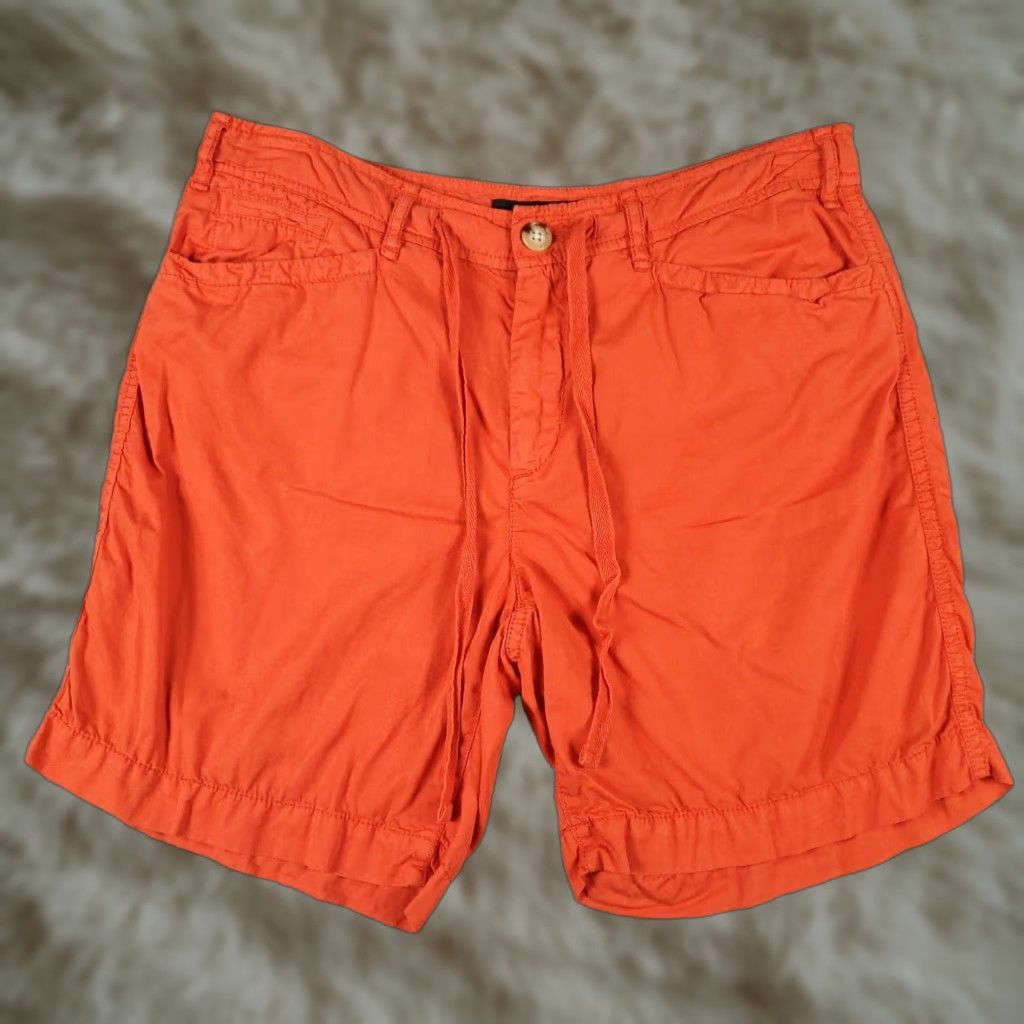Ralph Lauren VINTAGE Ralph Lauren Womens Chino Shorts Size 12 30 Orange Casual Flat Front Classic Size 30" / US 8 / IT 44 - 1 Thumbnail