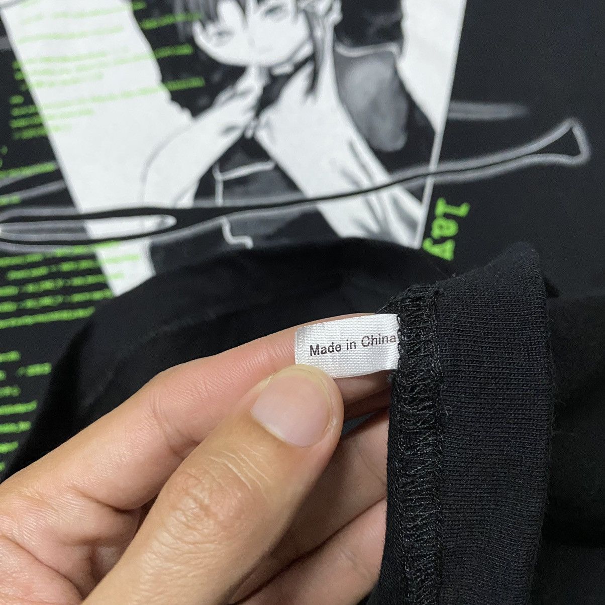 Anime RARE🔥 Serial Experiments Lain Cyberpunk Anime T Shirt Size US L / EU 52-54 / 3 - 17 Thumbnail
