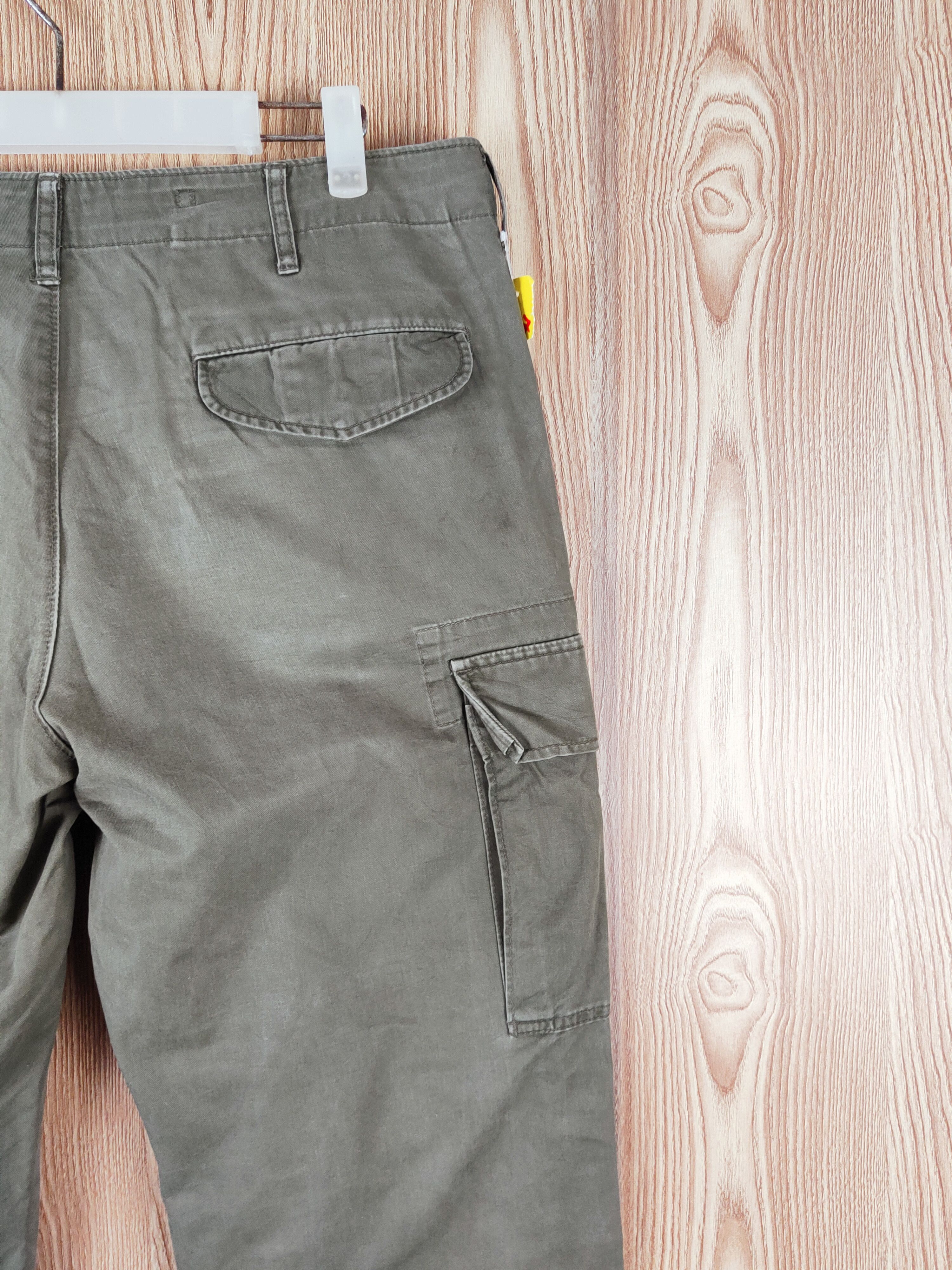 Japanese Brand Uniqlo Green Multipocket Tactical Cargo Pants #W207 Size US 32 / EU 48 - 10 Thumbnail