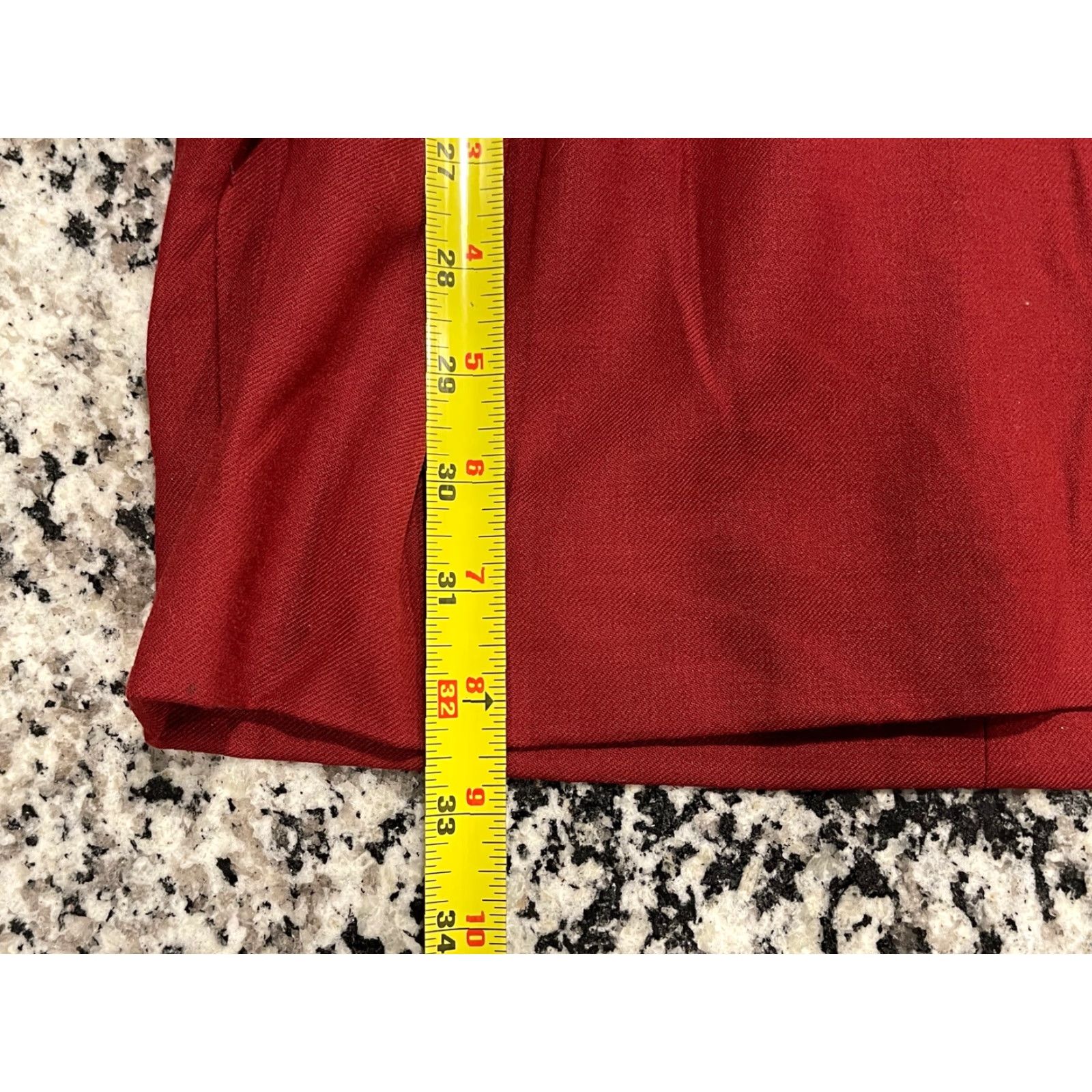 Rebecca Minkoff Rebecca Minkoff Arlington Dress Wool Red Black Lambskin Leather Bodycon Dress 0 Regular Women Knee Length Size XS / US 0-2 / IT 36-38 - 2 Thumbnail