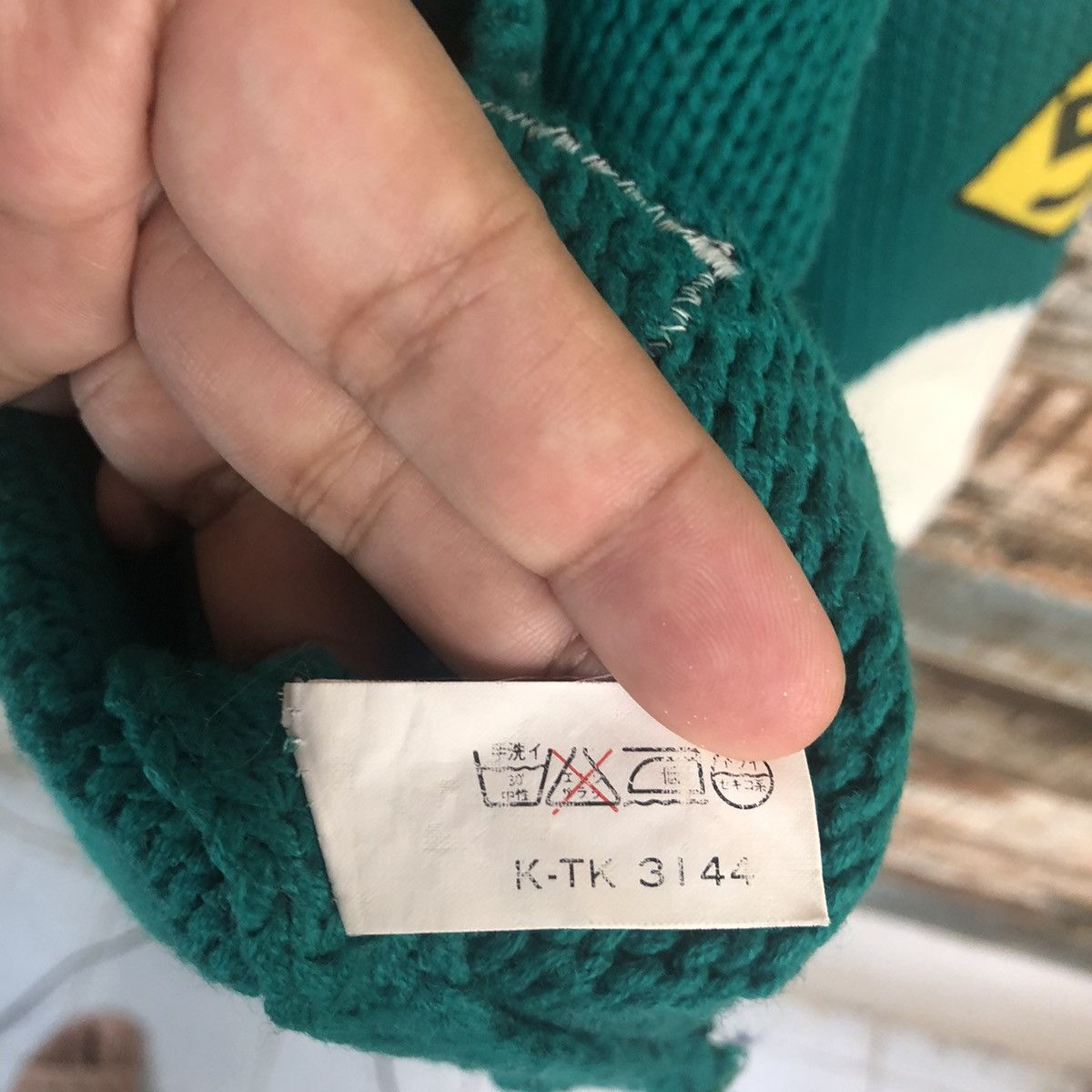 Homespun Knitwear Japan sportwear Green Knitwear sweatshirt #A2283 Size US M / EU 48-50 / 2 - 11 Thumbnail