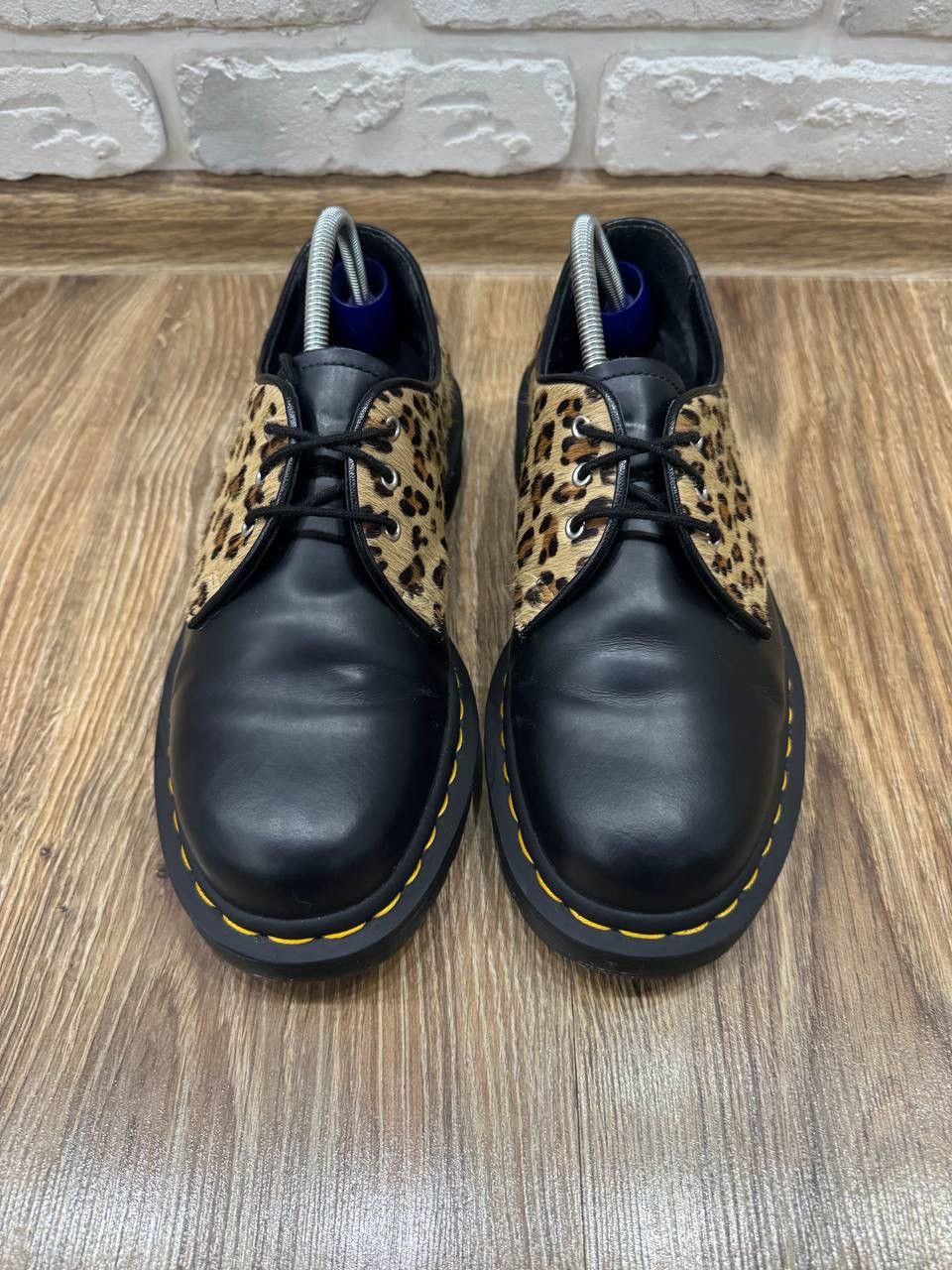 Dr. Martens Vintage Dr. Marten Docs 1461 Leopard Black Oxford Loafer Size US 7 / IT 37 - 3 Thumbnail