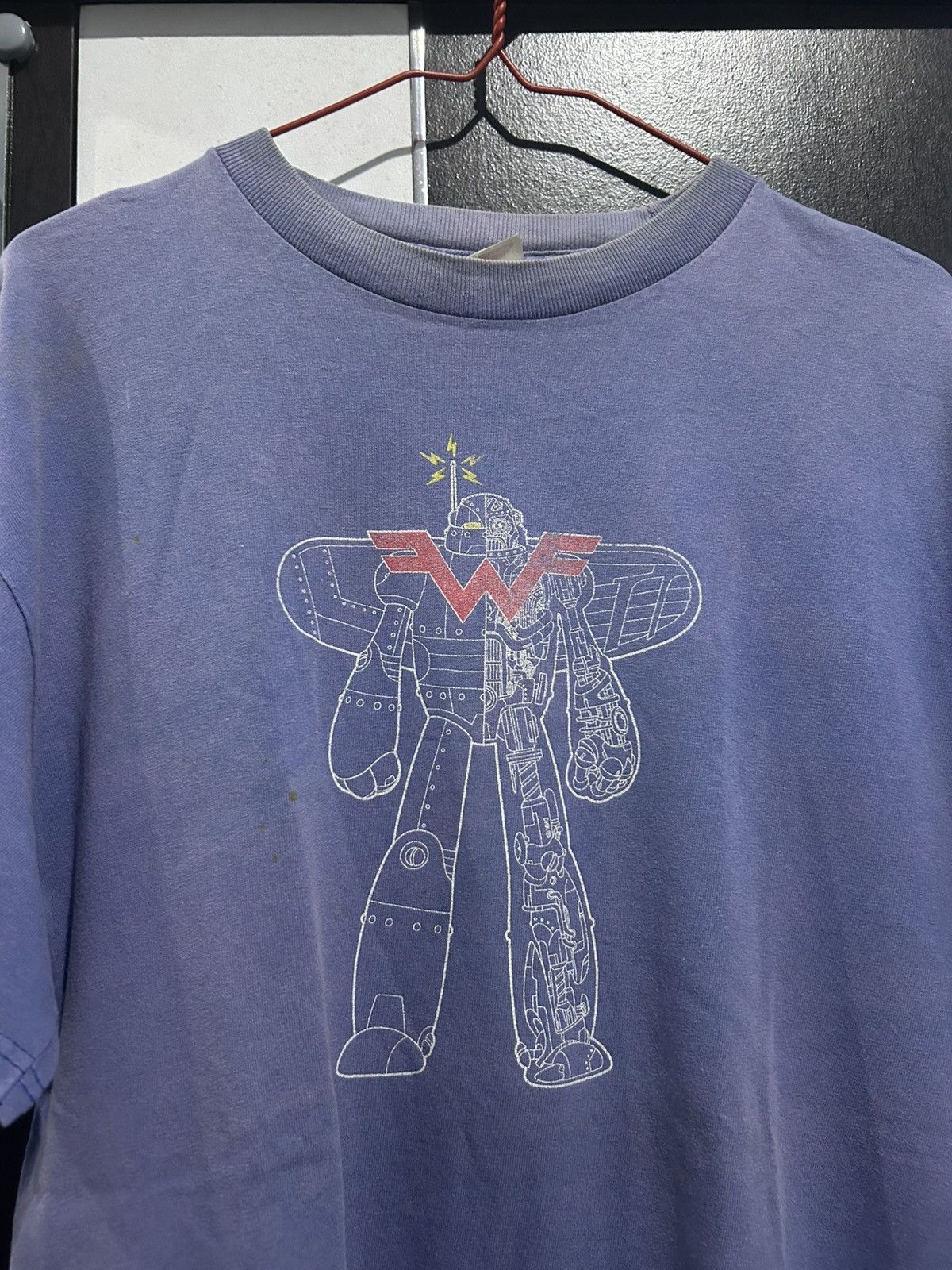 Band Tees WEEZER 90s. RARE ROBOTS Size US M / EU 48-50 / 2 - 2 Thumbnail